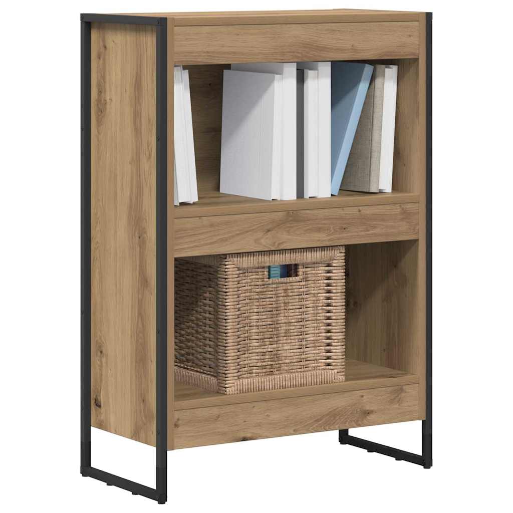Bibliothèque Chêne artisan 80 x 30 x 155 cm Bois d'ingénierie - XIOS