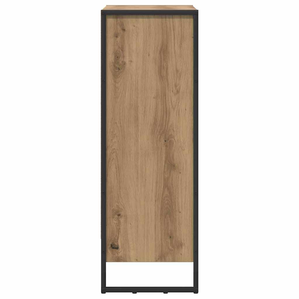 Bibliothèque Chêne artisan 80 x 30 x 155 cm Bois d'ingénierie - XIOS