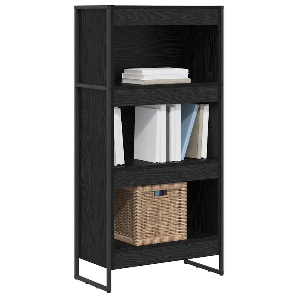 Bibliothèque Chêne noir 80 x 30 x 155 cm Bois d'ingénierie - XIOS
