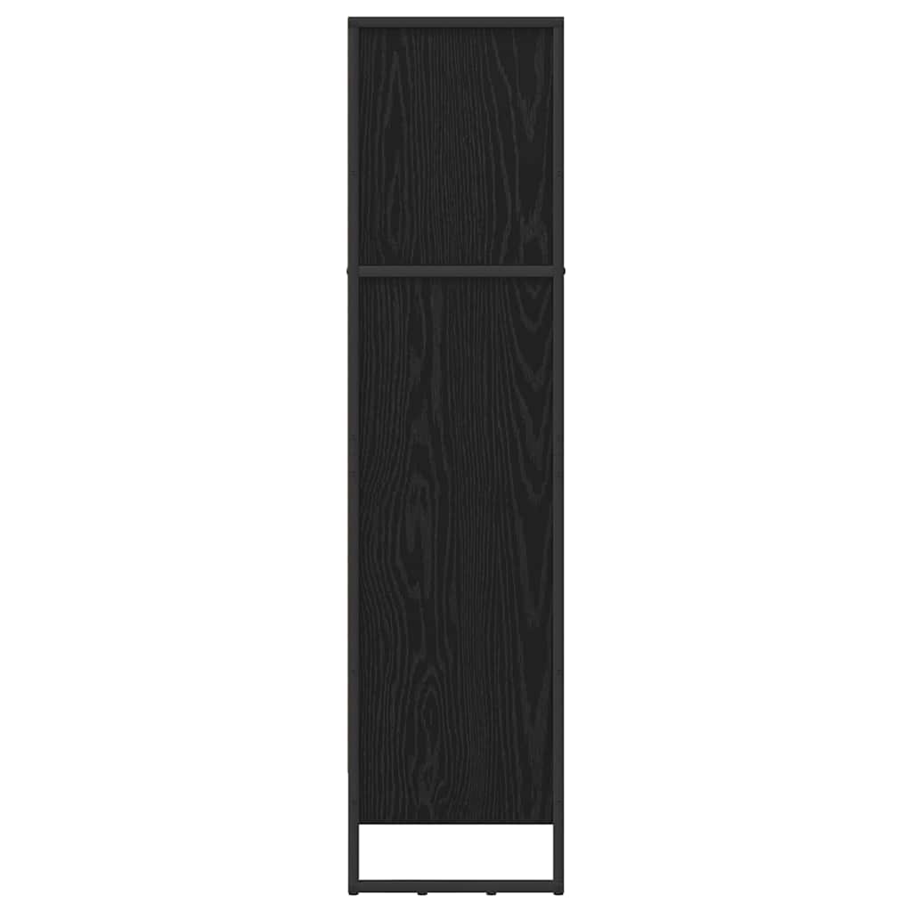 Bibliothèque Chêne noir 80 x 30 x 155 cm Bois d'ingénierie - XIOS