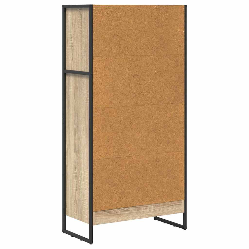 Bibliothèque Sonoma 80 x 30 x 155 cm Bois d'ingénierie - XIOS