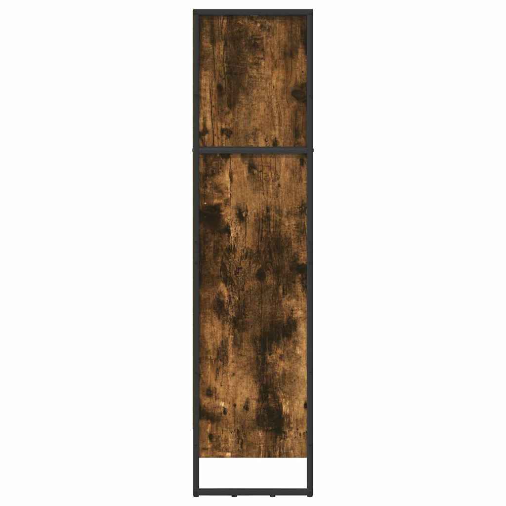 Bibliothèque Chêne Fumé 80 x 30 x 155 cm Bois d'ingénierie - XIOS
