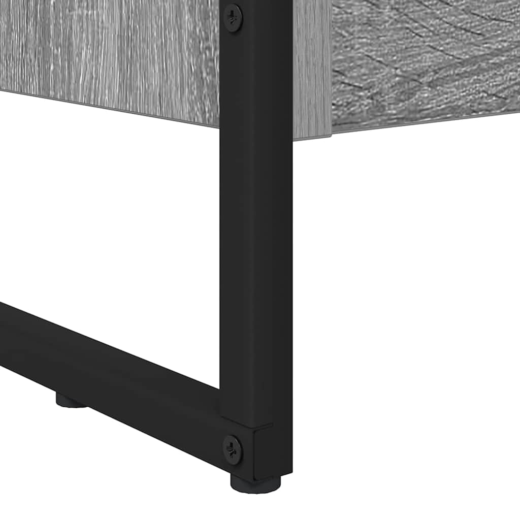 Bibliothèque Gris Sonoma 80 x 30 x 155 cm Bois d'ingénierie - XIOS