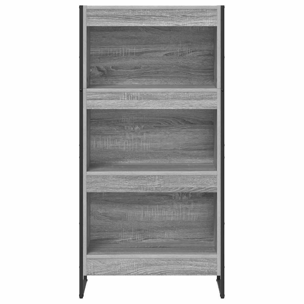 Bibliothèque Gris Sonoma 80 x 30 x 155 cm Bois d'ingénierie - XIOS