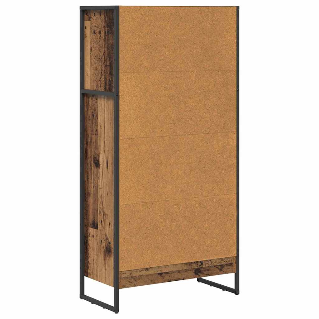 Bibliothèque Bois Ancien 80 x 30 x 155 cm Bois d'ingénierie - XIOS