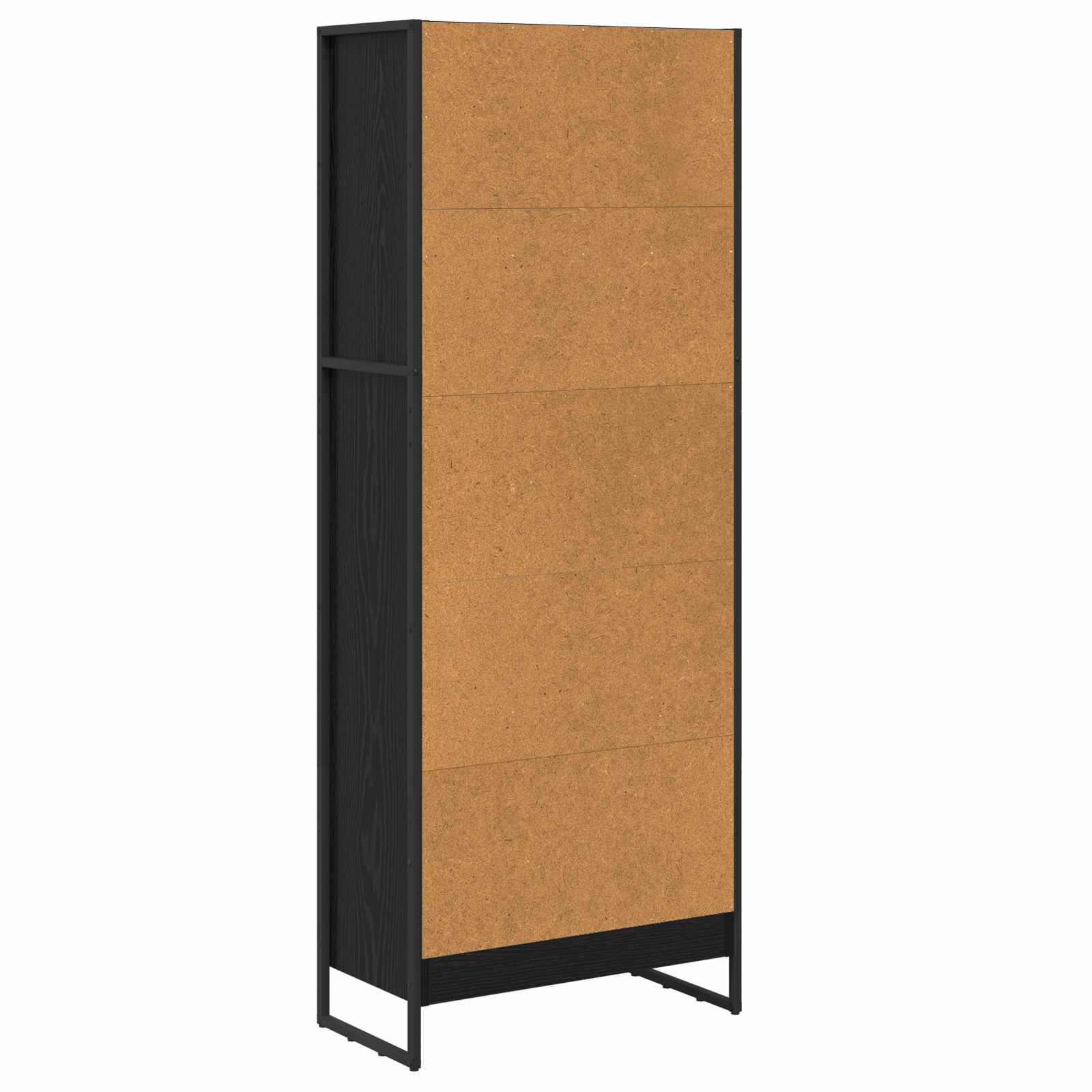 Bibliothèque Chêne noir 80 x 30 x 155 cm Bois d'ingénierie - XIOS