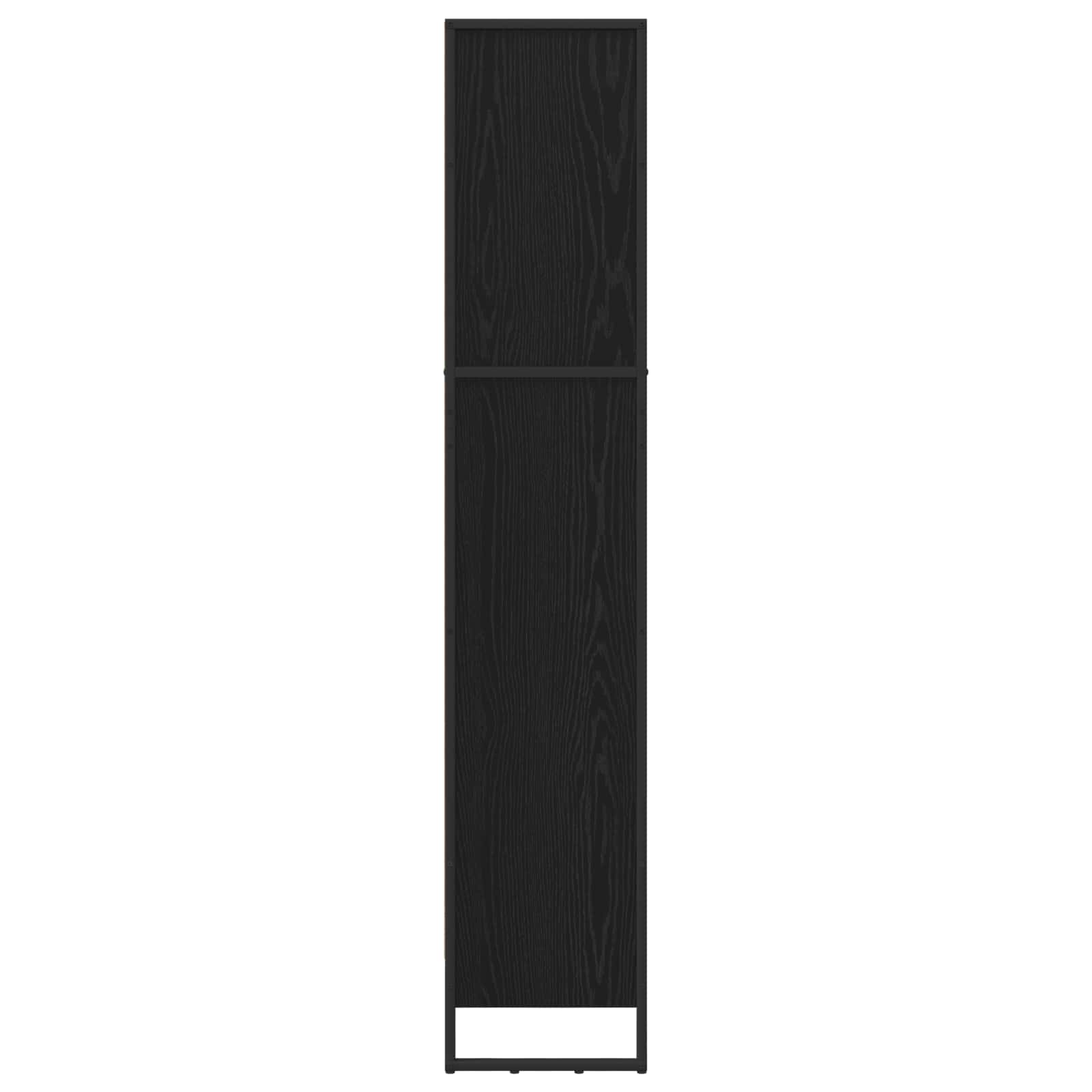Bibliothèque Chêne noir 80 x 30 x 155 cm Bois d'ingénierie - XIOS