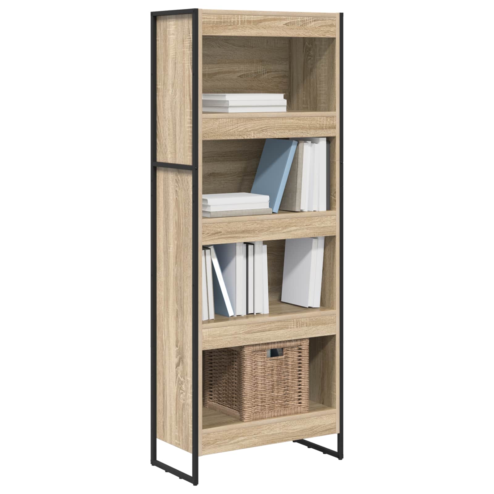 Bibliothèque Sonoma 80 x 30 x 155 cm Bois d'ingénierie - XIOS