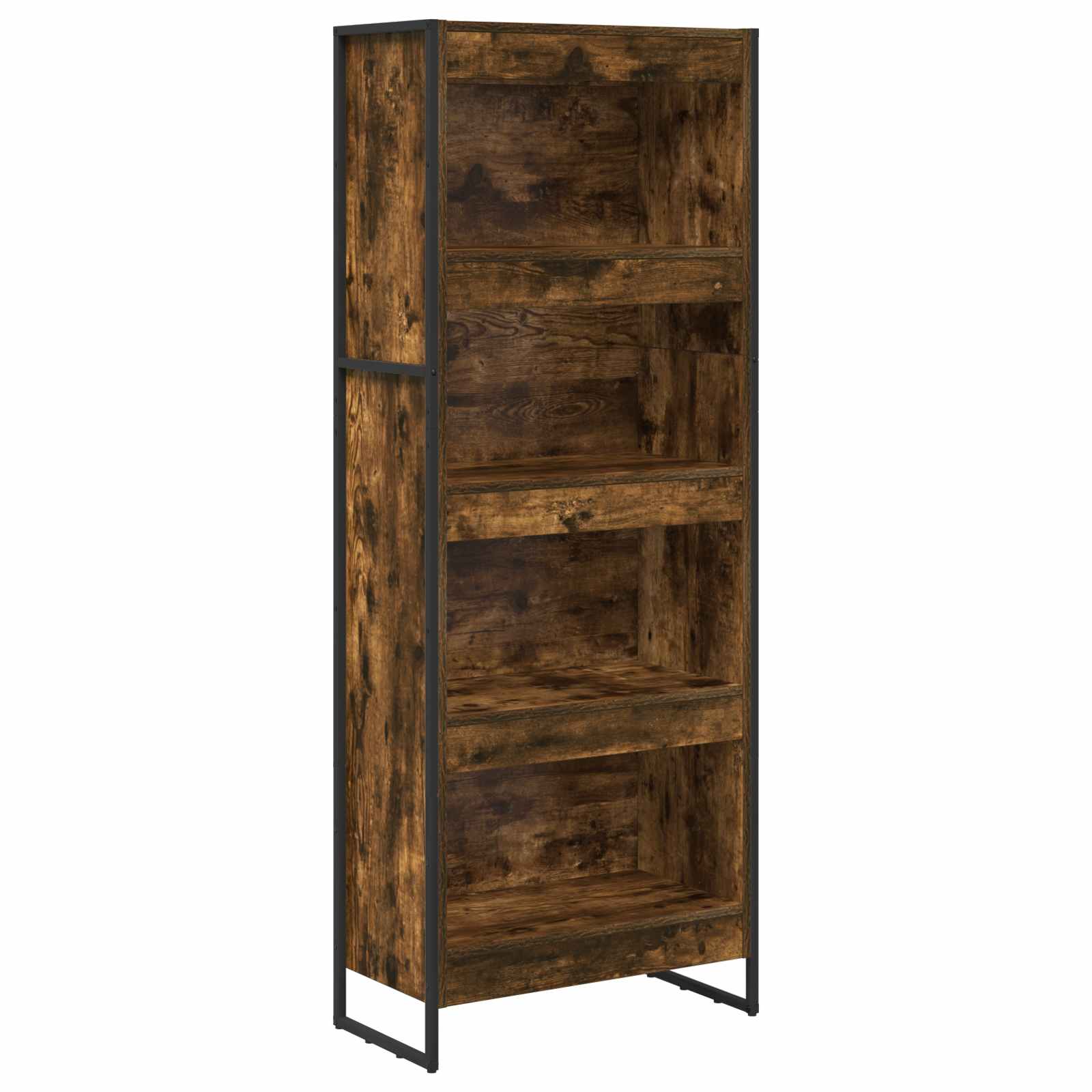 Bibliothèque Chêne Fumé 80 x 30 x 155 cm Bois d'ingénierie - XIOS