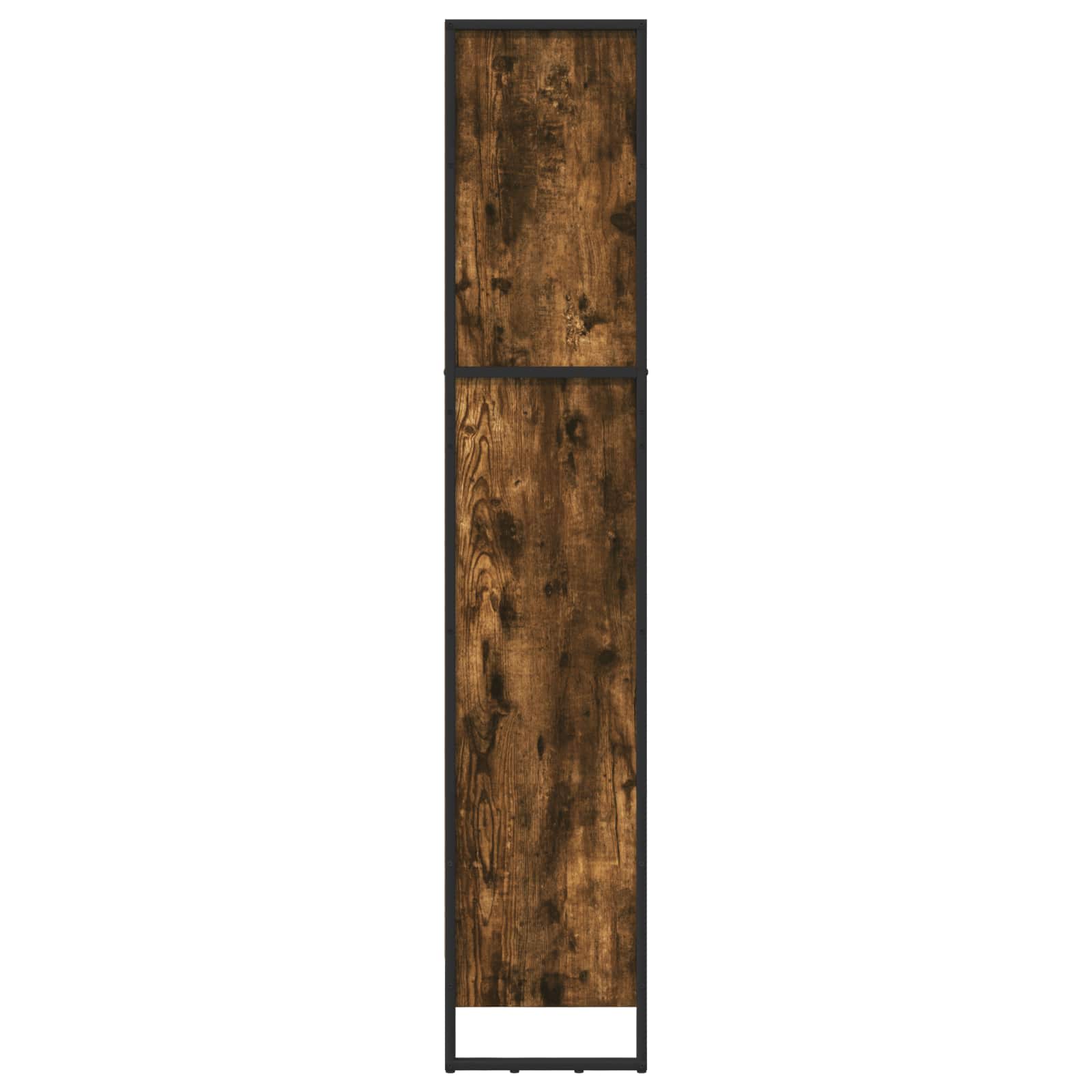 Bibliothèque Chêne Fumé 80 x 30 x 155 cm Bois d'ingénierie - XIOS