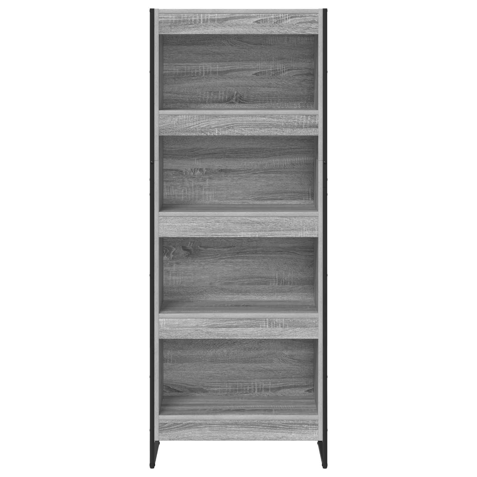 Bibliothèque Gris Sonoma 80 x 30 x 155 cm Bois d'ingénierie - XIOS