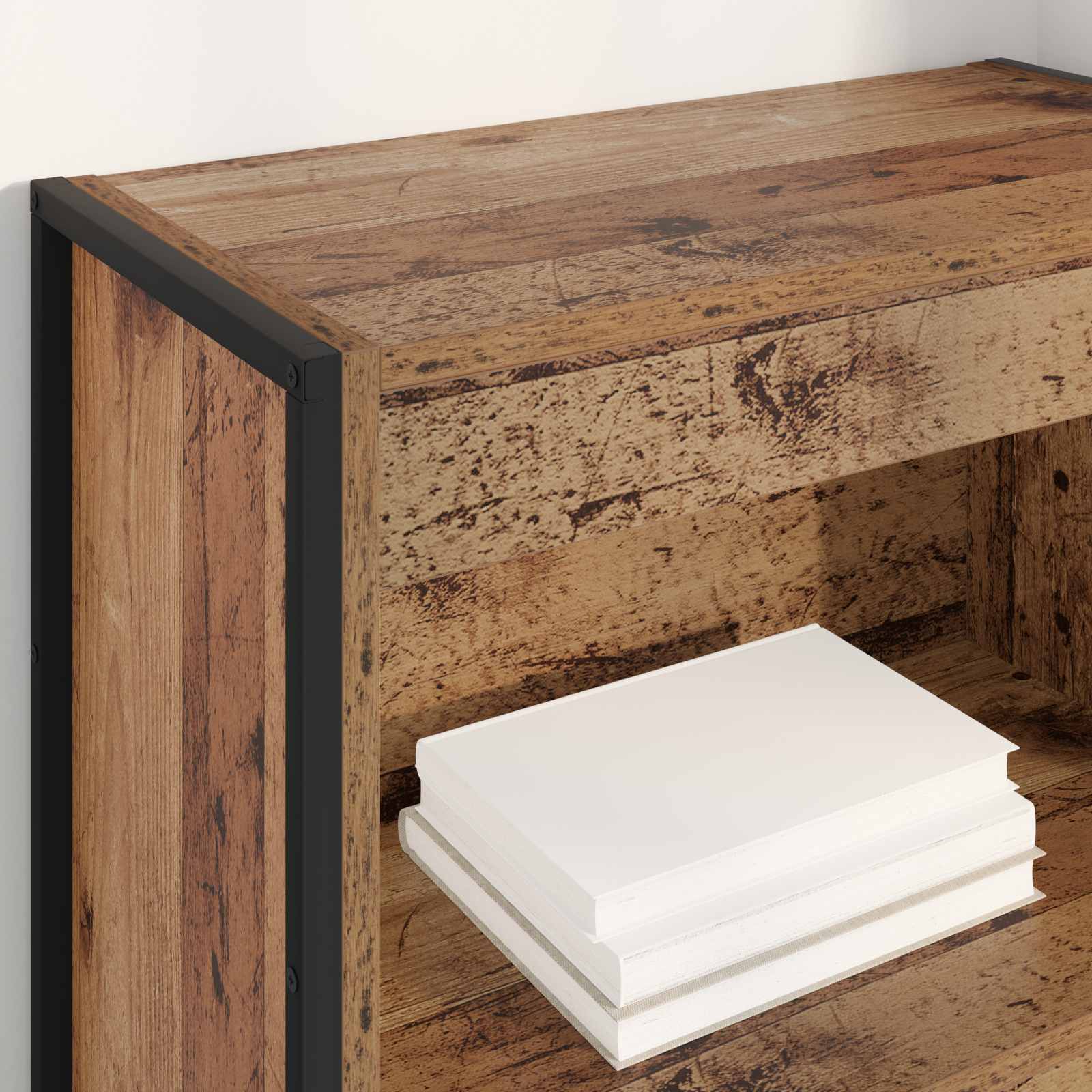 Bibliothèque Bois Ancien 80 x 30 x 155 cm Bois d'ingénierie - XIOS