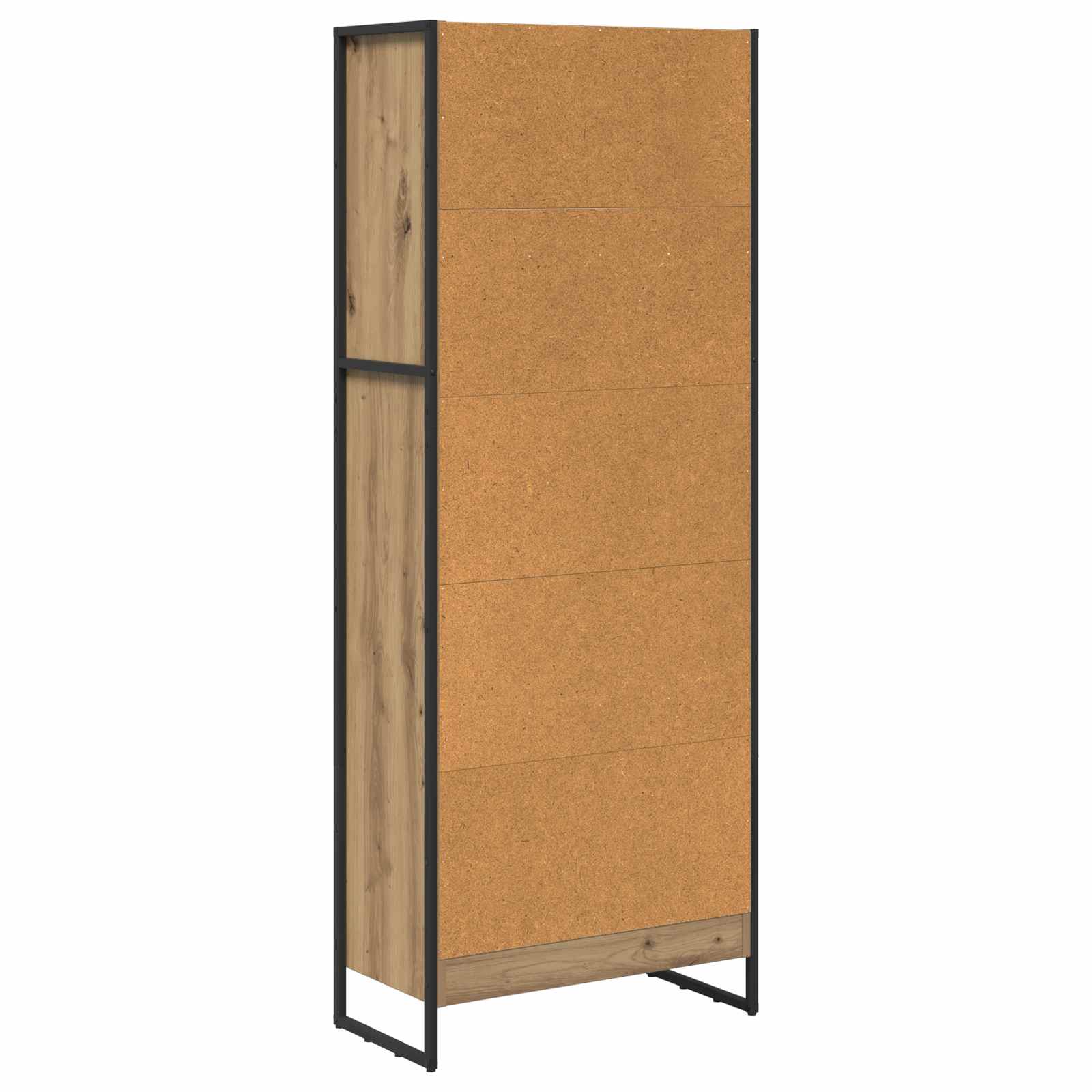 Bibliothèque Chêne artisan 80 x 30 x 155 cm Bois d'ingénierie - XIOS
