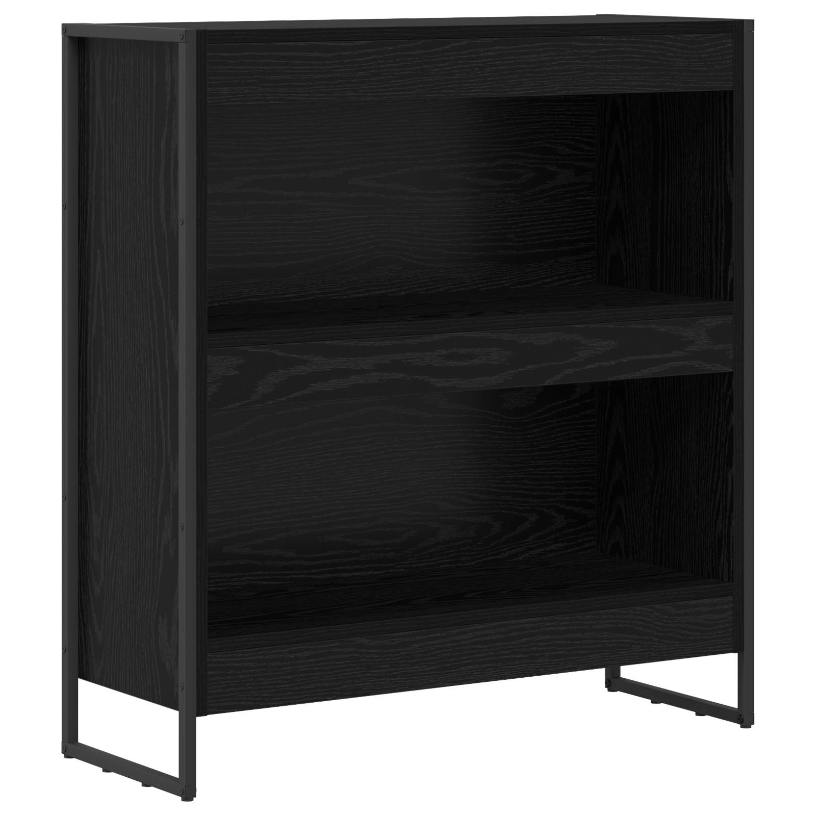 Bibliothèque Chêne noir 80 x 30 x 155 cm Bois d'ingénierie - XIOS
