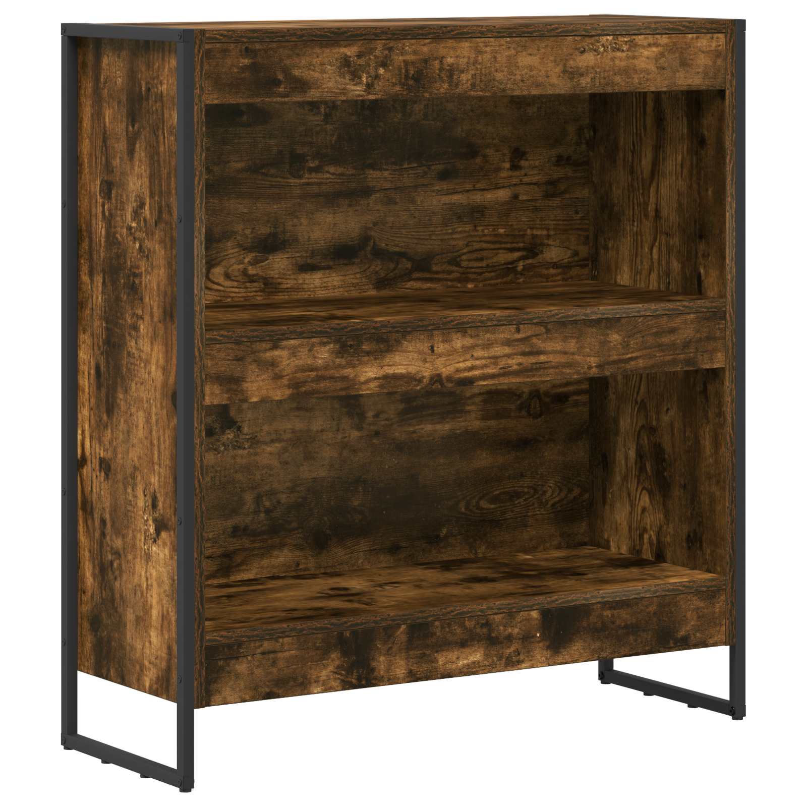 Bibliothèque Chêne Fumé 80 x 30 x 155 cm Bois d'ingénierie - XIOS