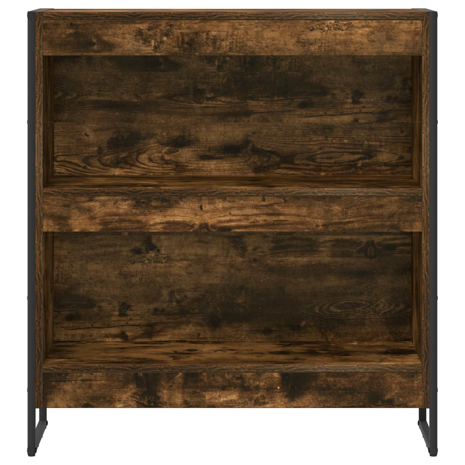 Bibliothèque Chêne Fumé 80 x 30 x 155 cm Bois d'ingénierie - XIOS