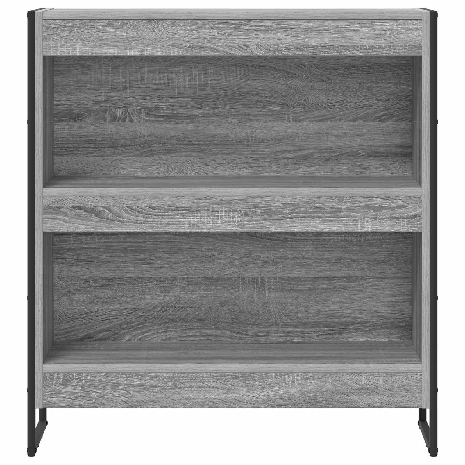 Bibliothèque Gris Sonoma 80 x 30 x 155 cm Bois d'ingénierie - XIOS