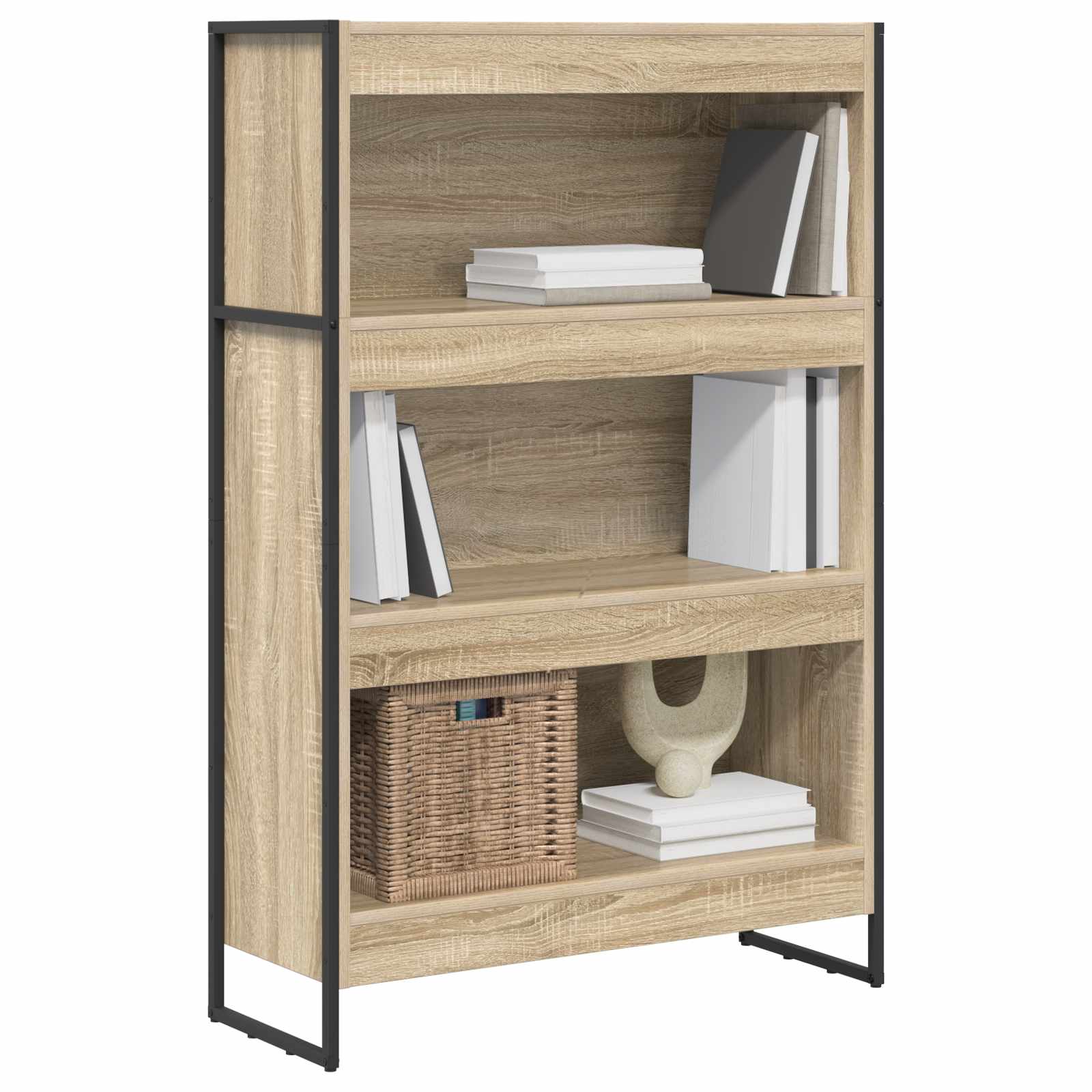 Bibliothèque Sonoma 80 x 30 x 155 cm Bois d'ingénierie - XIOS