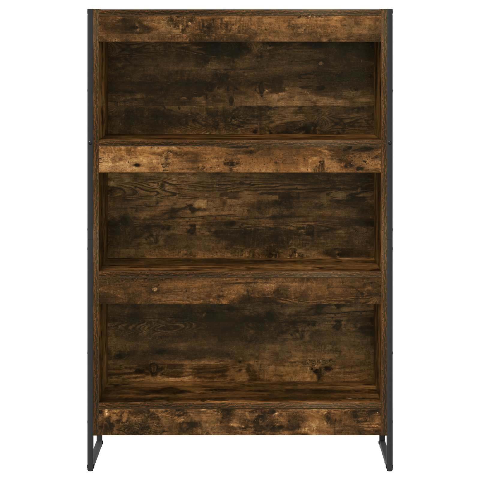 Bibliothèque Chêne Fumé 80 x 30 x 155 cm Bois d'ingénierie - XIOS