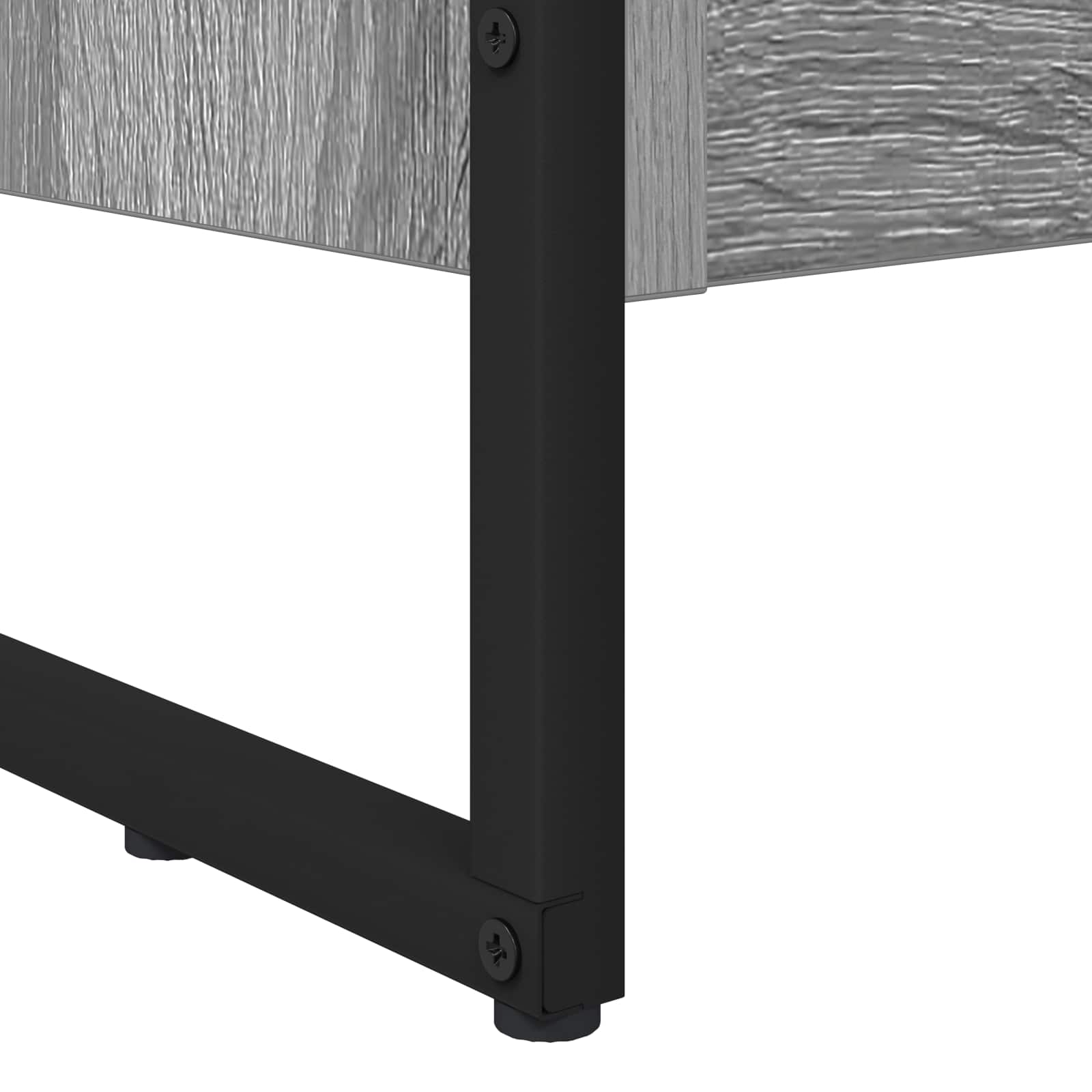 Bibliothèque Gris Sonoma 80 x 30 x 155 cm Bois d'ingénierie - XIOS