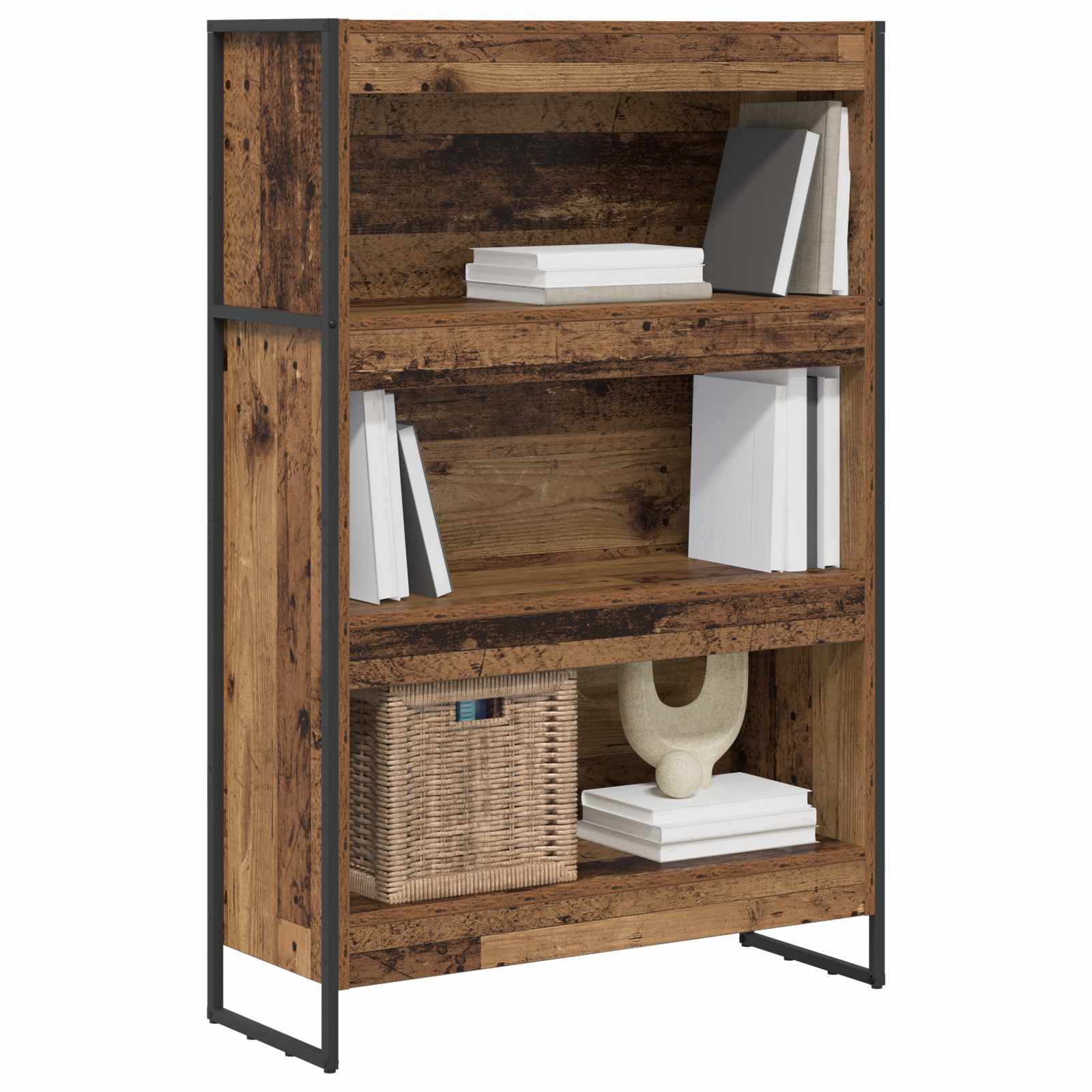 Bibliothèque Bois Ancien 80 x 30 x 155 cm Bois d'ingénierie - XIOS