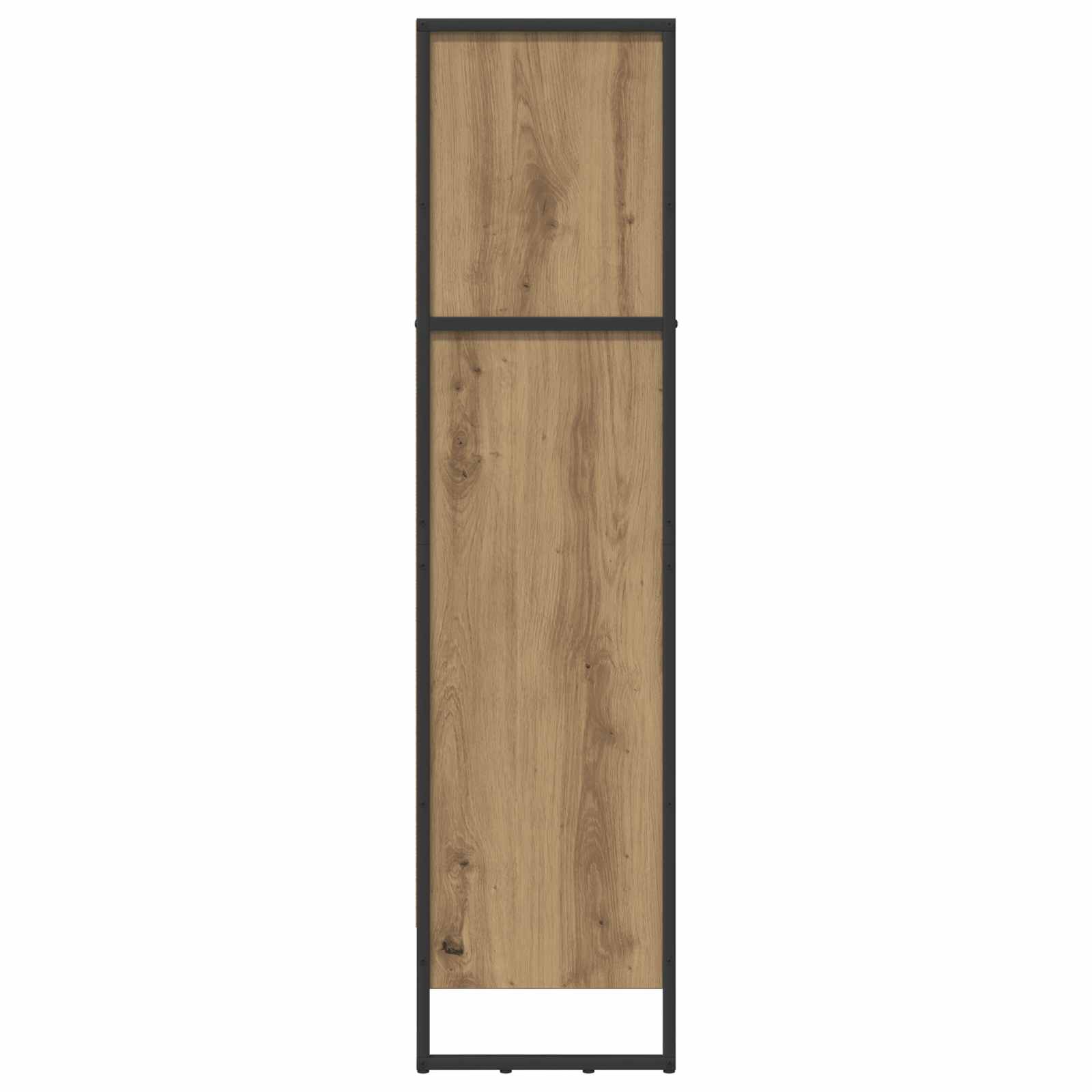 Bibliothèque Chêne artisan 80 x 30 x 155 cm Bois d'ingénierie - XIOS
