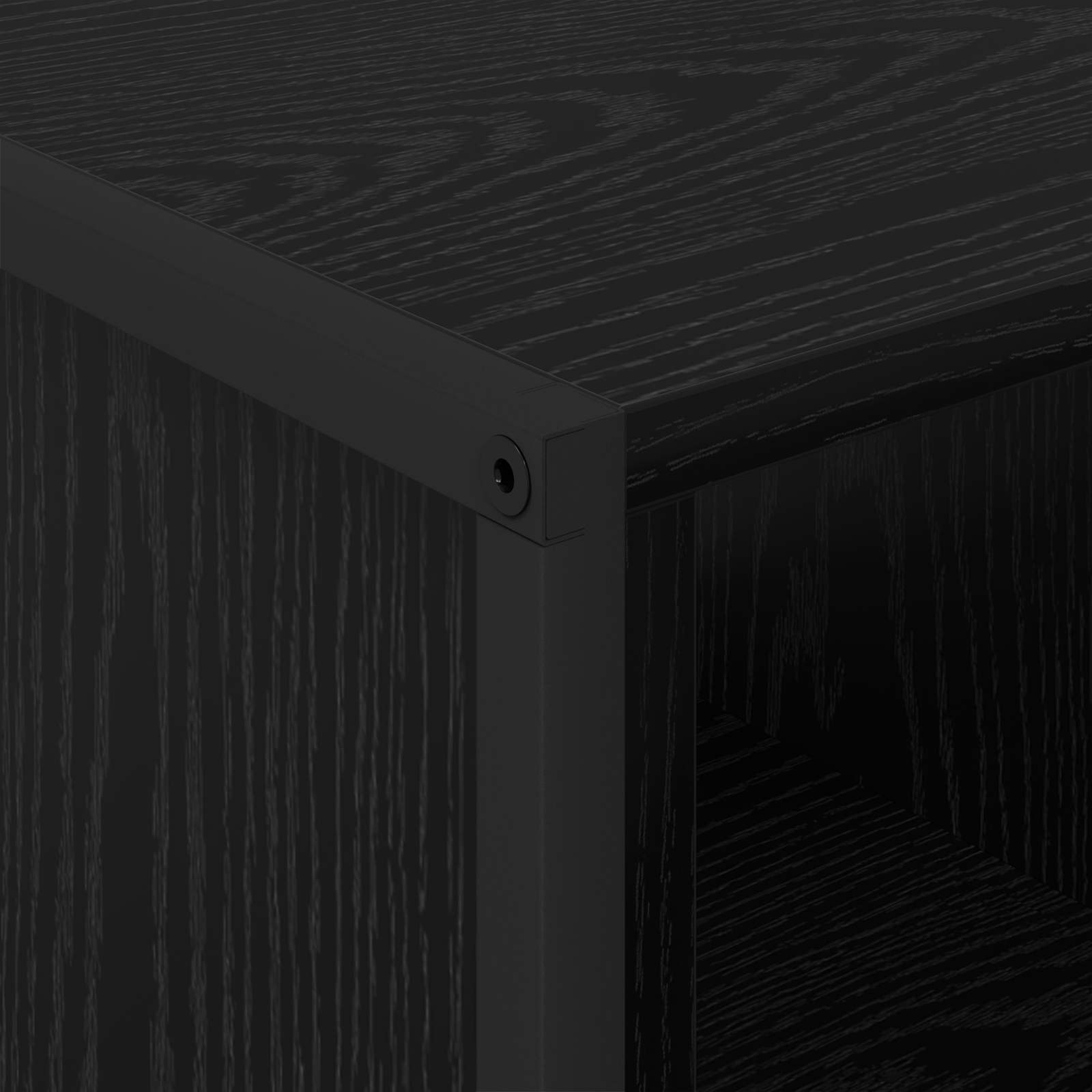 Table basse Chêne noir 80 x 50 x 40 cm Bois d'ingénierie - XIOS