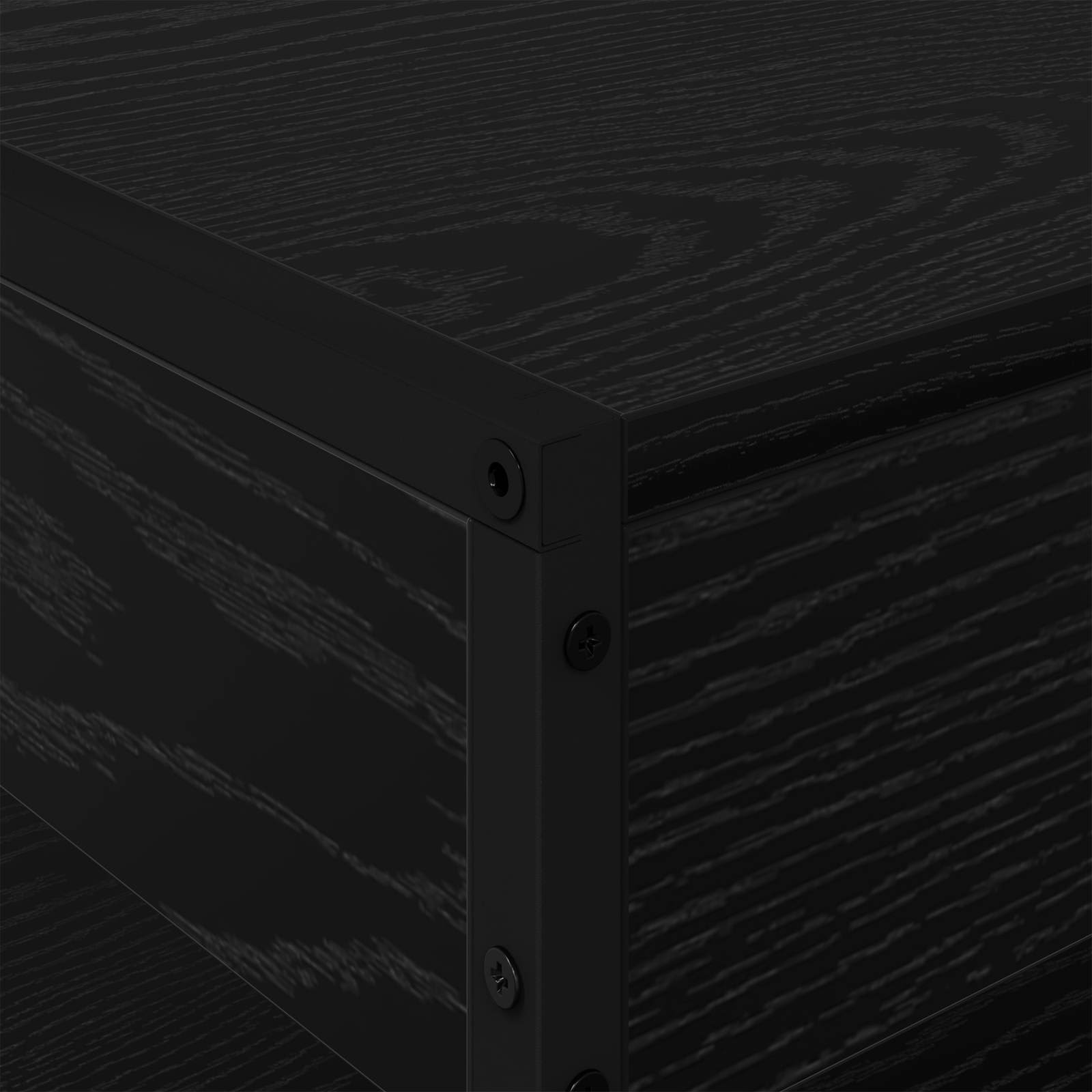 Table basse Chêne noir 80 x 50 x 40 cm Bois d'ingénierie - XIOS