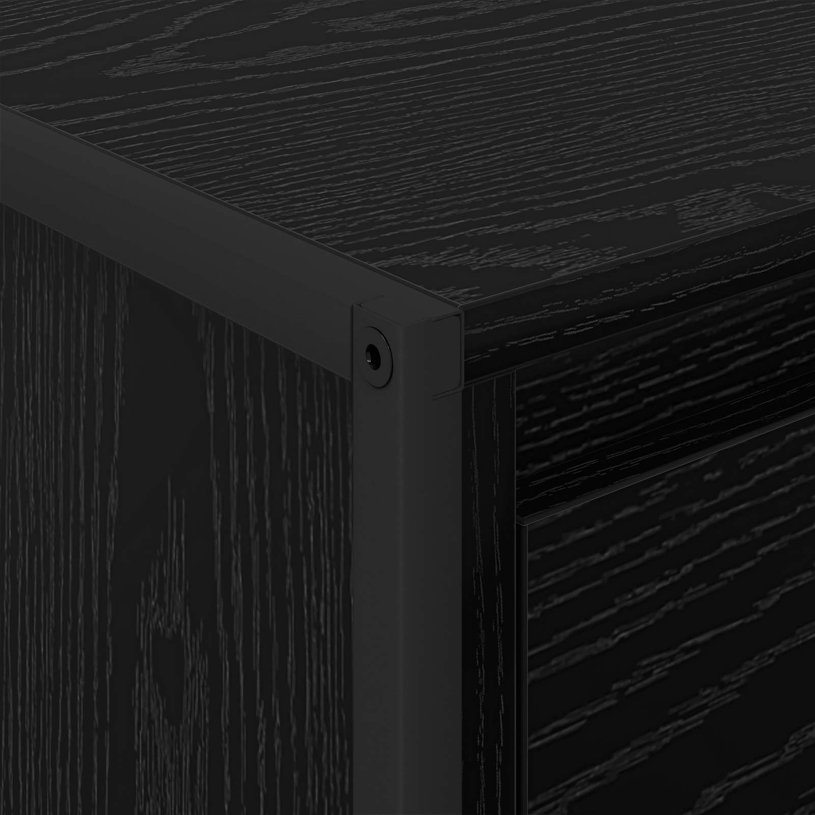 Table basse Chêne noir 100 x 46 x 40 cm Bois d'ingénierie - XIOS