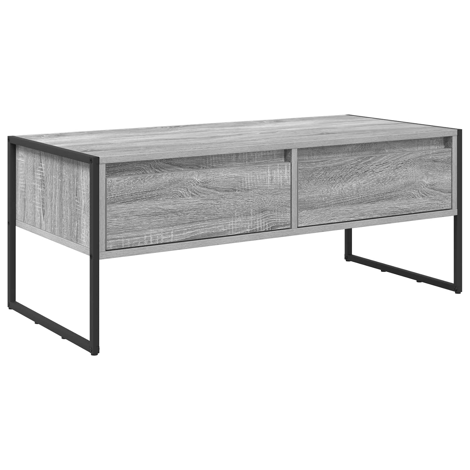 Table basse Gris Sonoma 100 x 46 x 40 cm Bois d'ingénierie - XIOS
