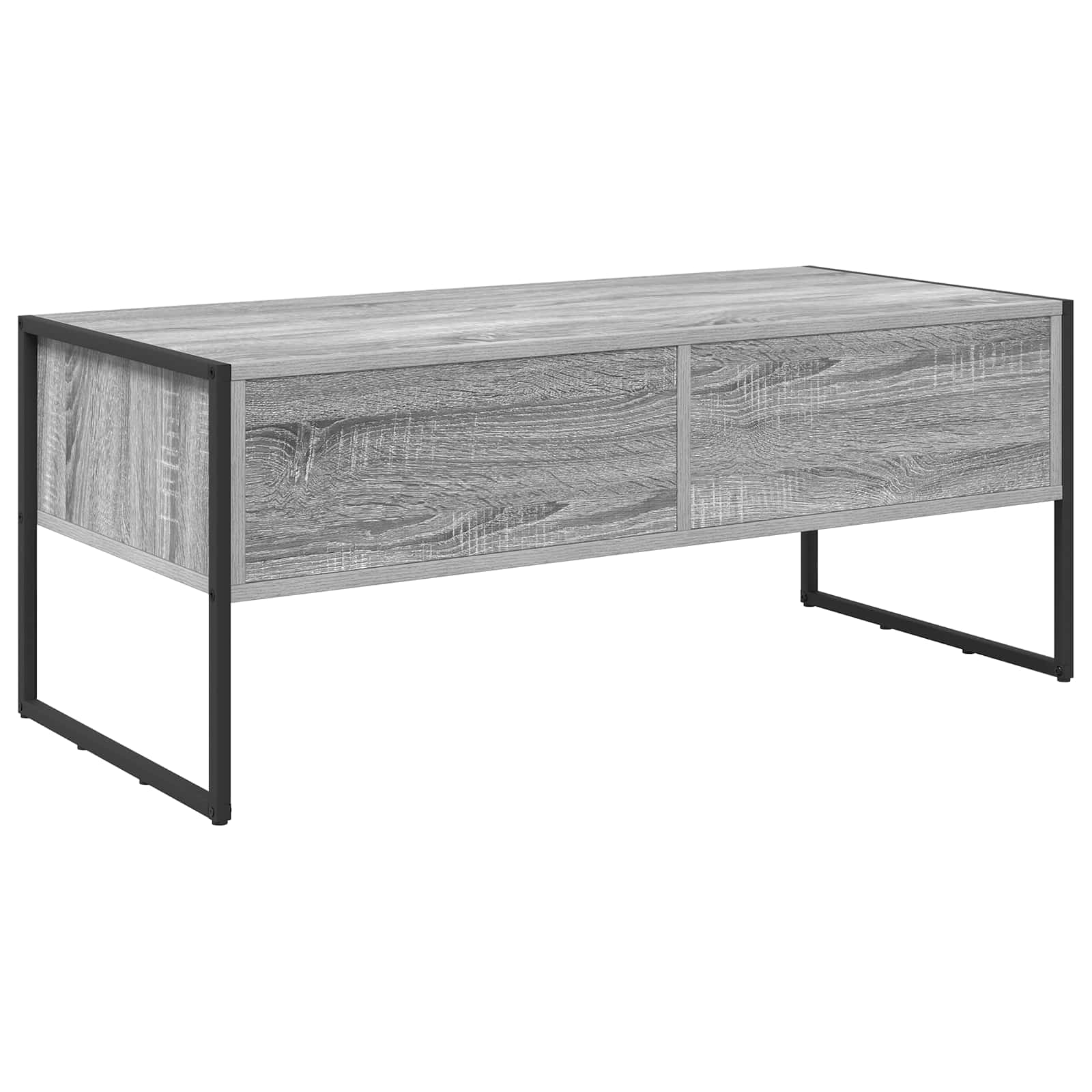Table basse Gris Sonoma 100 x 46 x 40 cm Bois d'ingénierie - XIOS