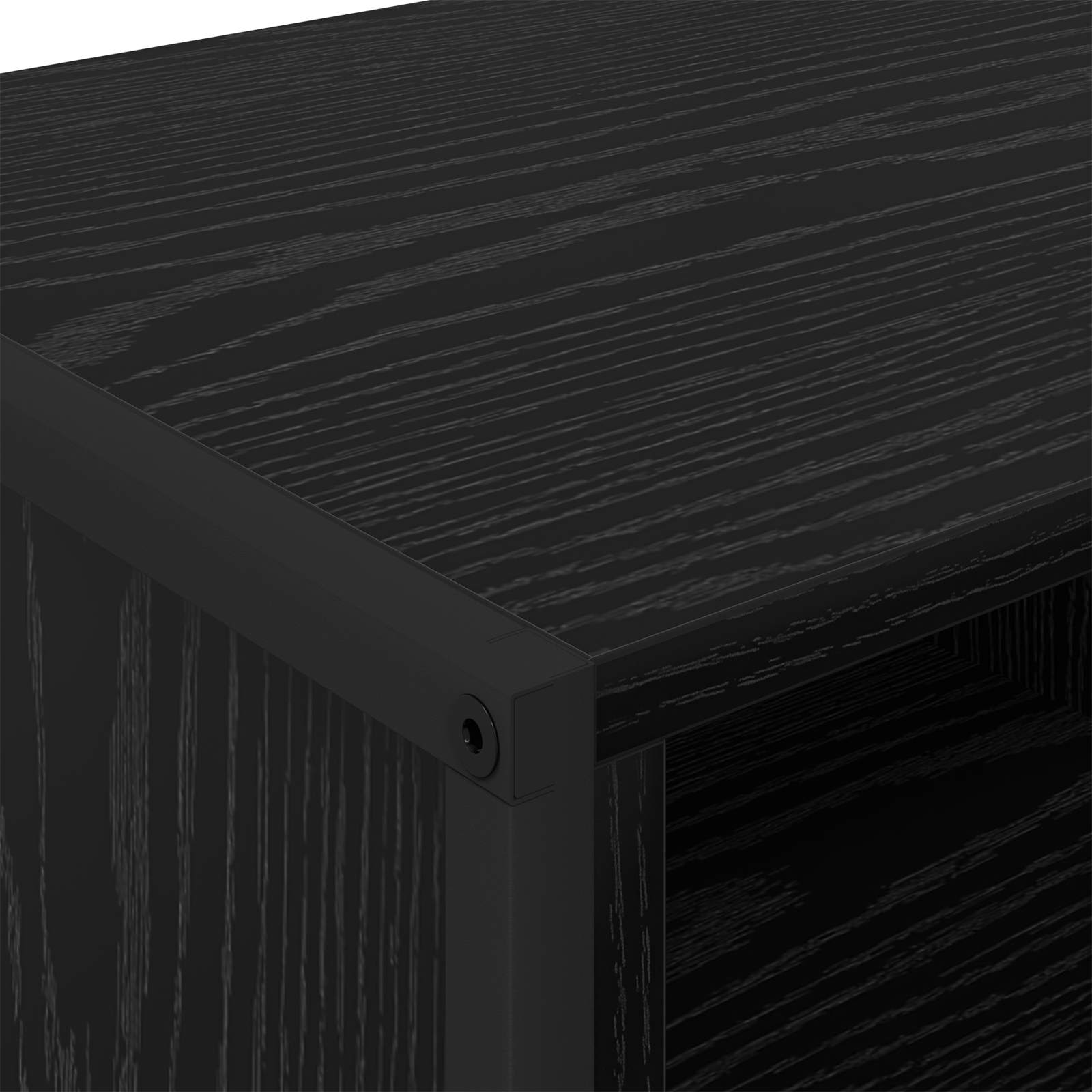 Cabinet à chaussures avec stockage Chêne noir 60 x 35 x 44 cm - XIOS