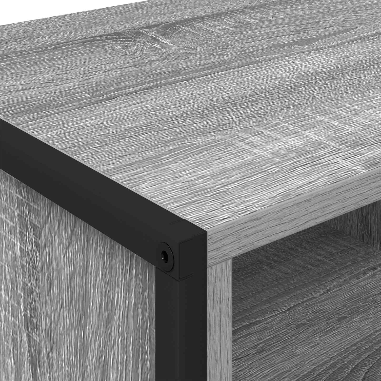 Cabinet à chaussures avec stockage Gris Sonoma 60 x 35 x 44 cm - XIOS