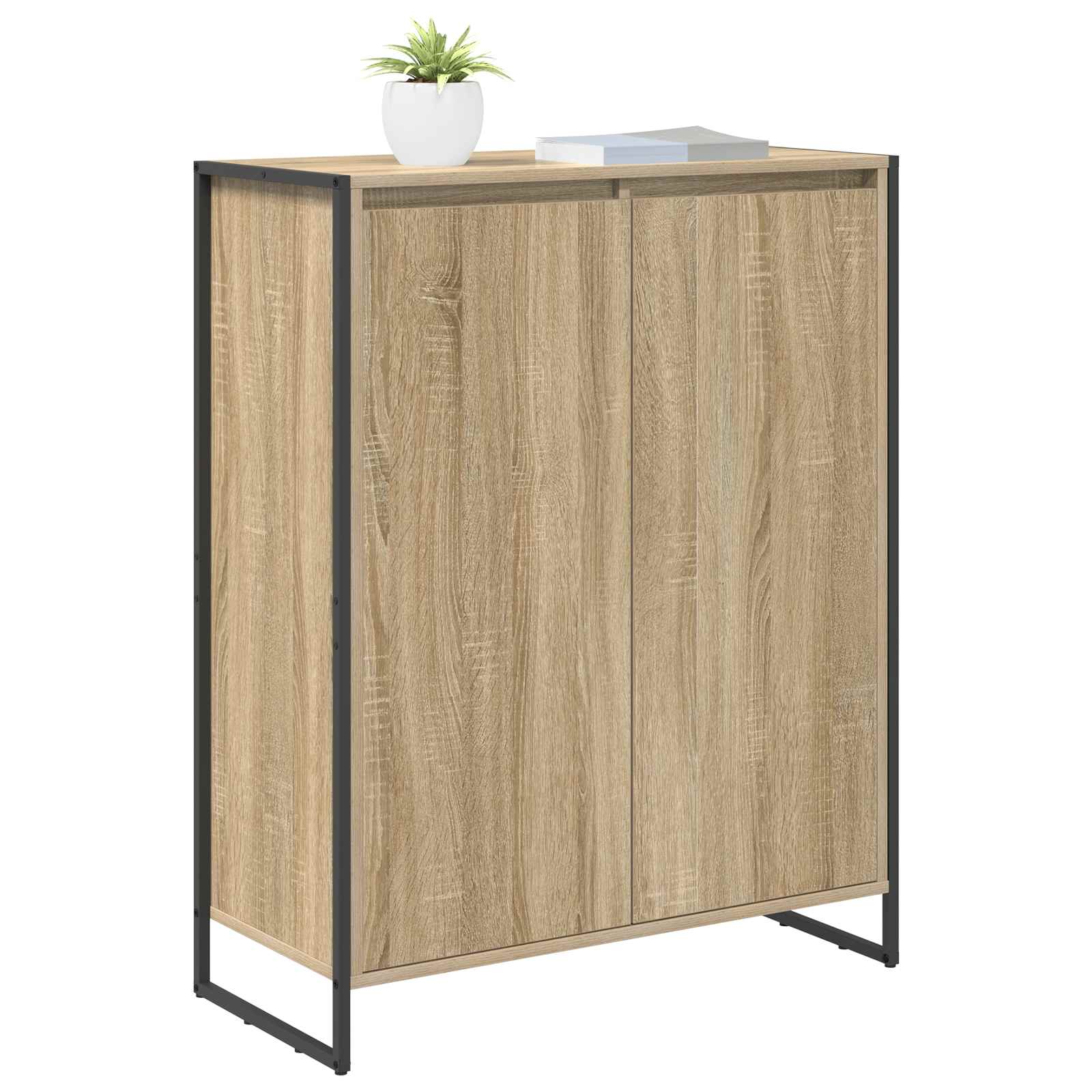 Cabinet à chaussures Sonoma 79 x 36 x 100 cm Bois d'ingénierie - XIOS