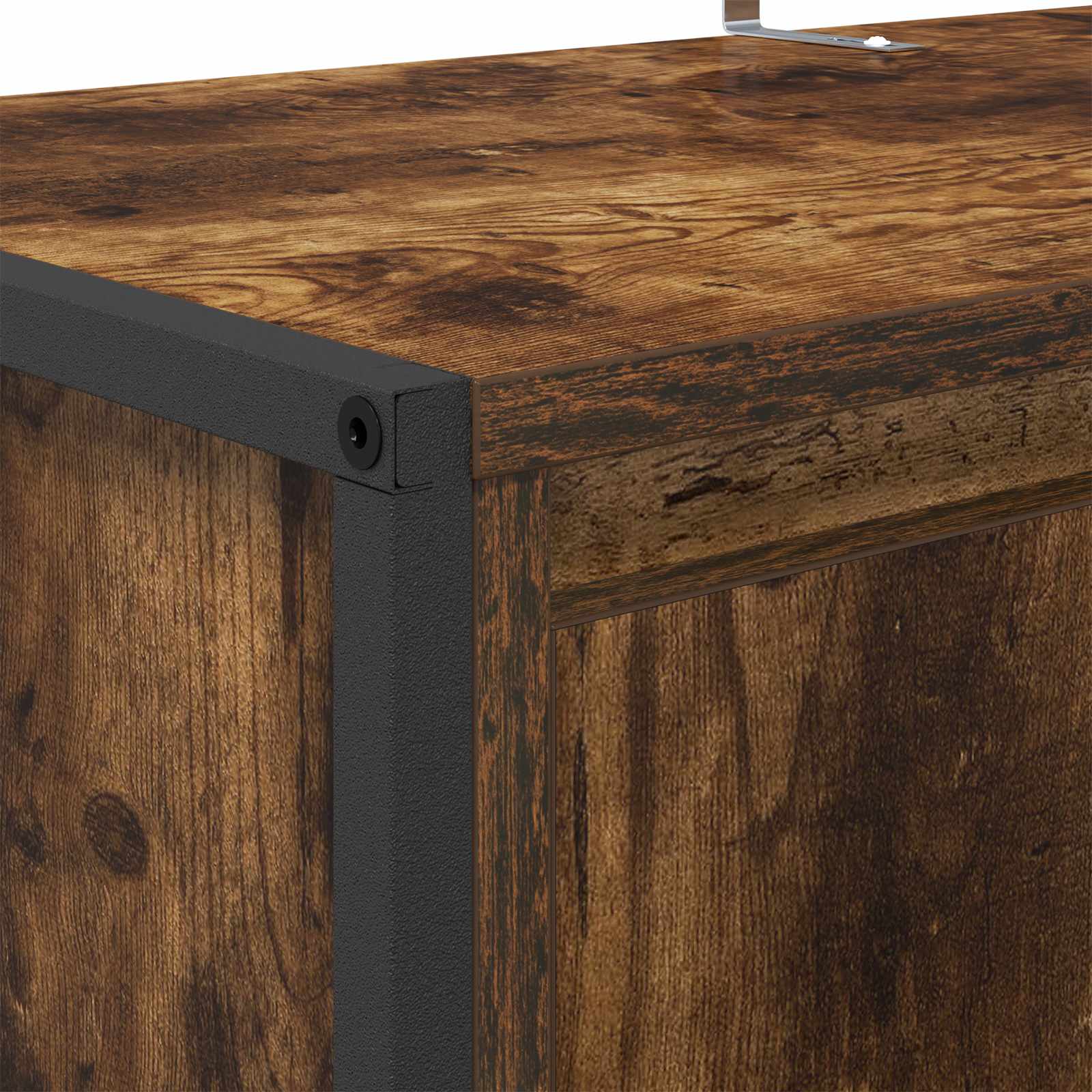 Cabinet à chaussures avec stockage Chêne Fumé 79 x 36 x 100 cm - XIOS