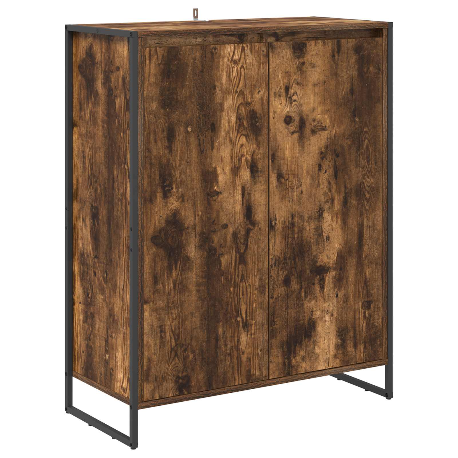 Cabinet à chaussures avec stockage Chêne Fumé 79 x 36 x 100 cm - XIOS