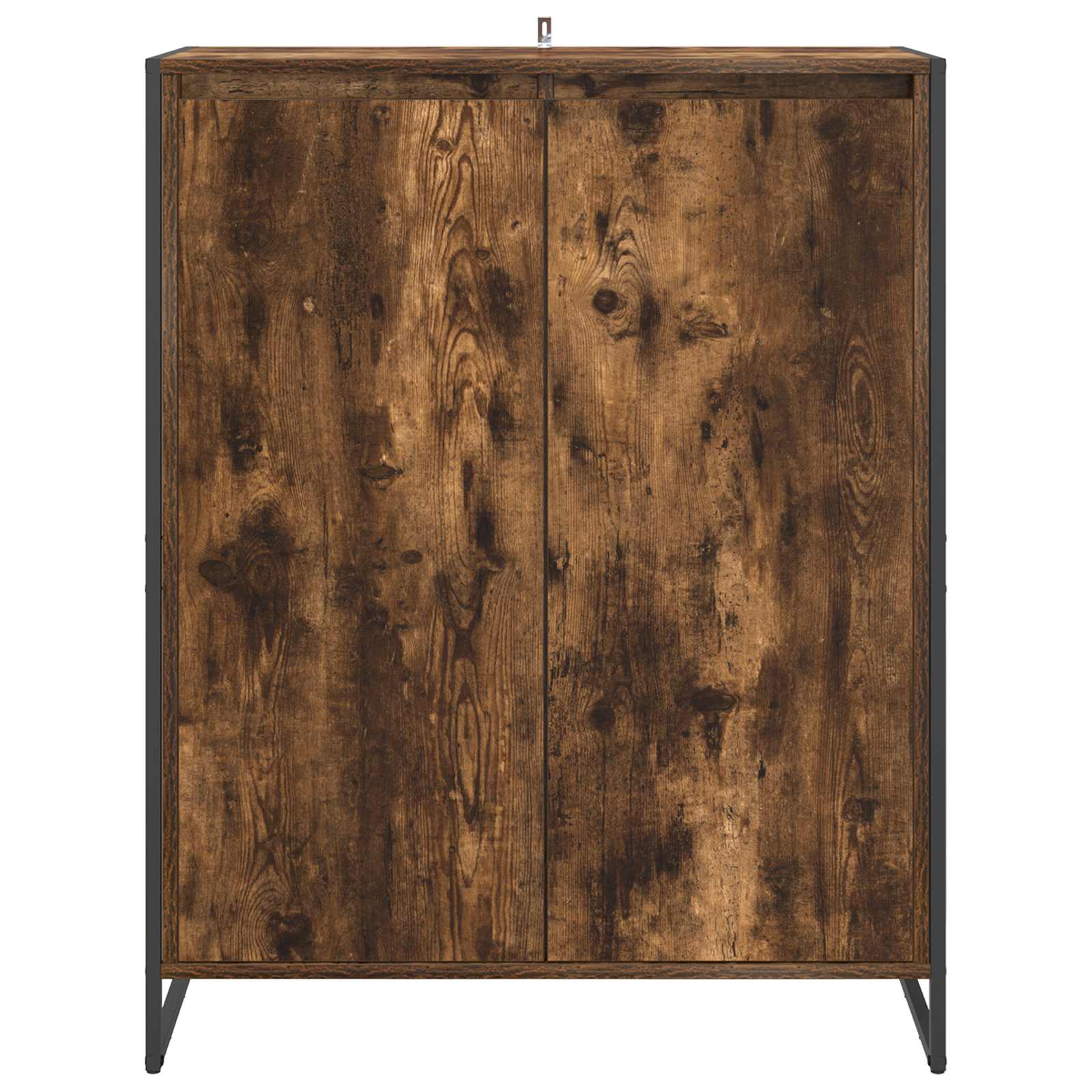Cabinet à chaussures avec stockage Chêne Fumé 79 x 36 x 100 cm - XIOS