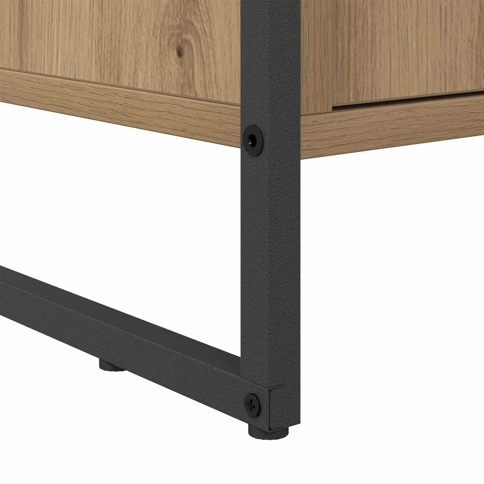 Cabinet à chaussures avec porte Chêne artisan 79 x 36 x 100 cm - XIOS