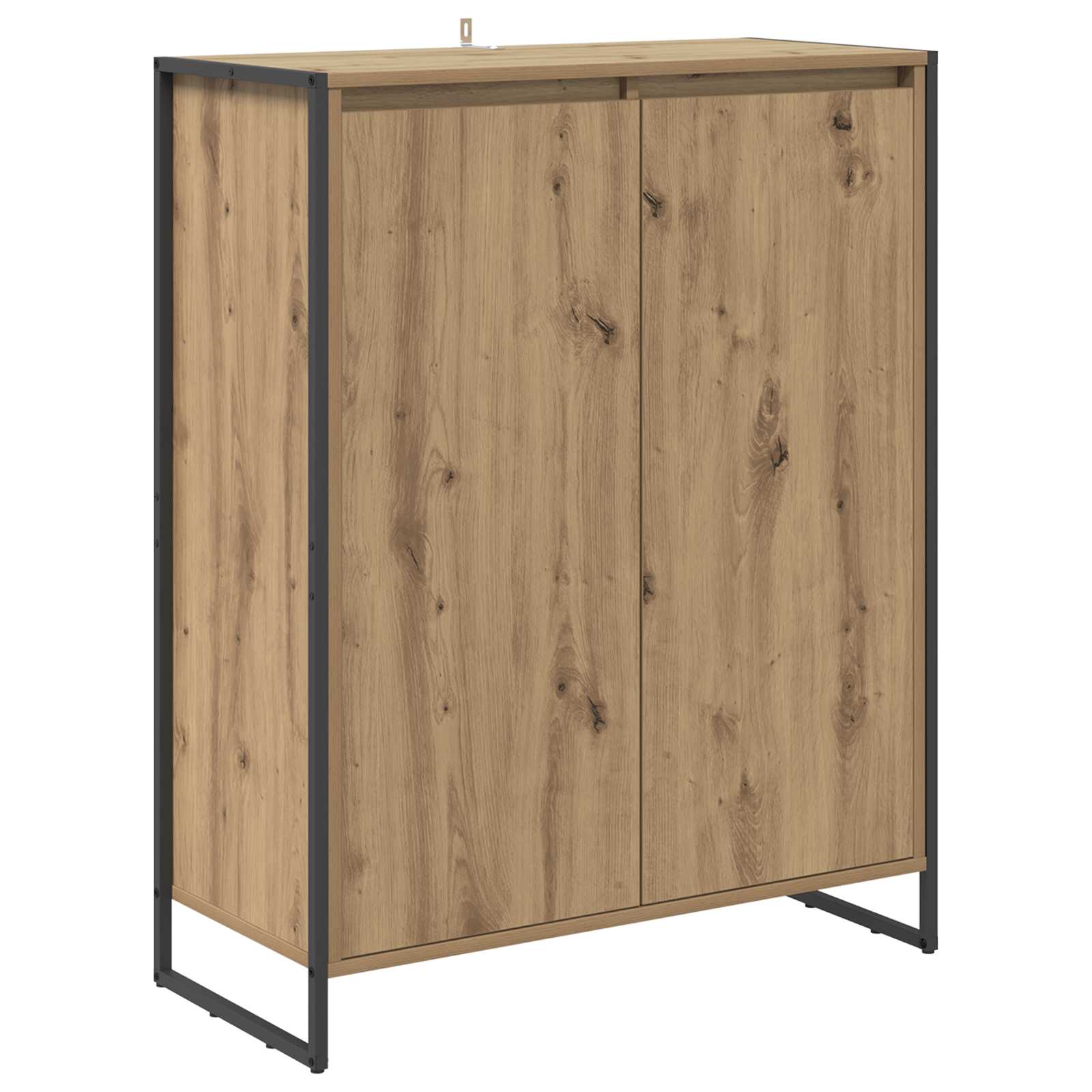 Cabinet à chaussures avec porte Chêne artisan 79 x 36 x 100 cm - XIOS