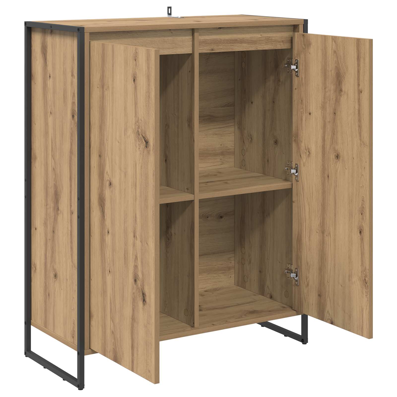 Cabinet à chaussures avec porte Chêne artisan 79 x 36 x 100 cm - XIOS