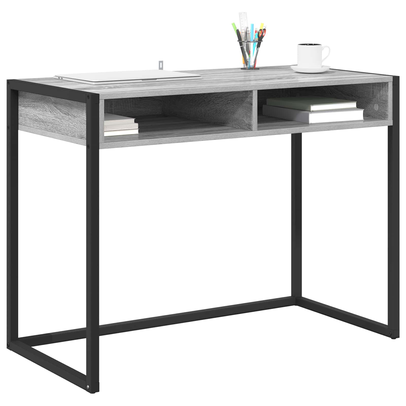 Bureau Gris Sonoma 100 x 50 x 75 cm Bois d'ingénierie - XIOS