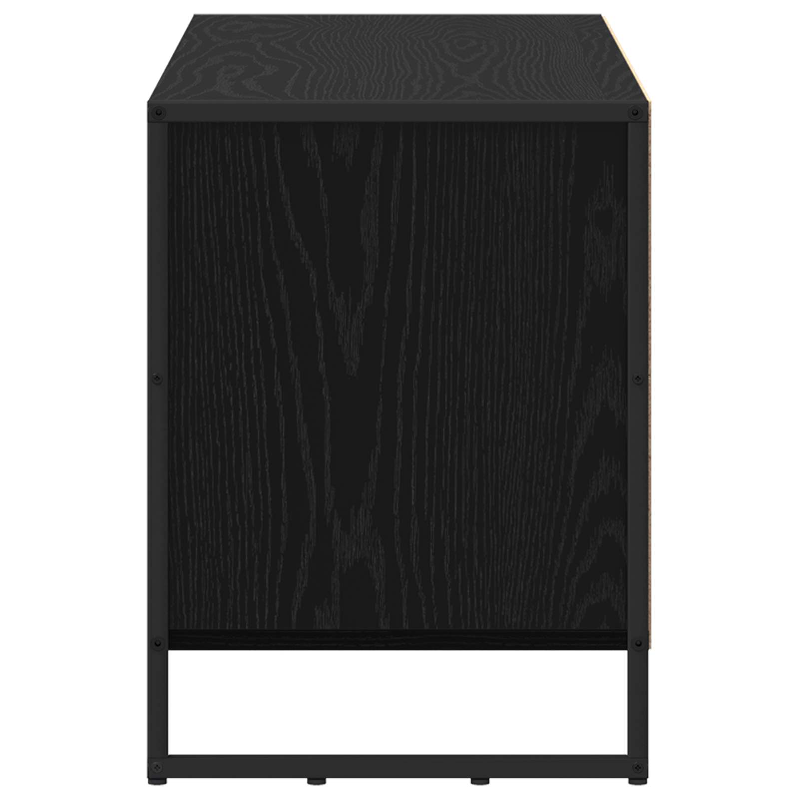 Meuble TV Chêne noir 100 x 36 x 49,5 cm Bois d'ingénierie - XIOS