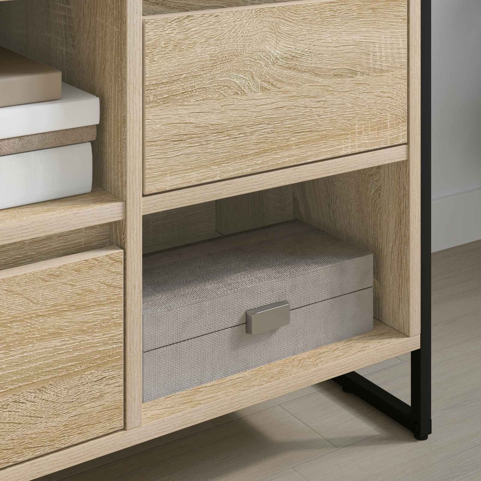 Meuble TV Sonoma 100 x 36 x 49,5 cm Bois d'ingénierie - XIOS