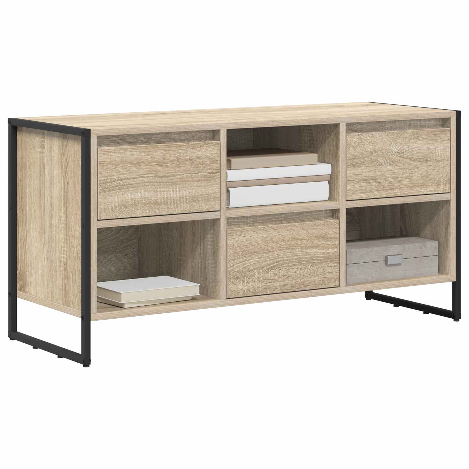 Meuble TV Sonoma 100 x 36 x 49,5 cm Bois d'ingénierie - XIOS