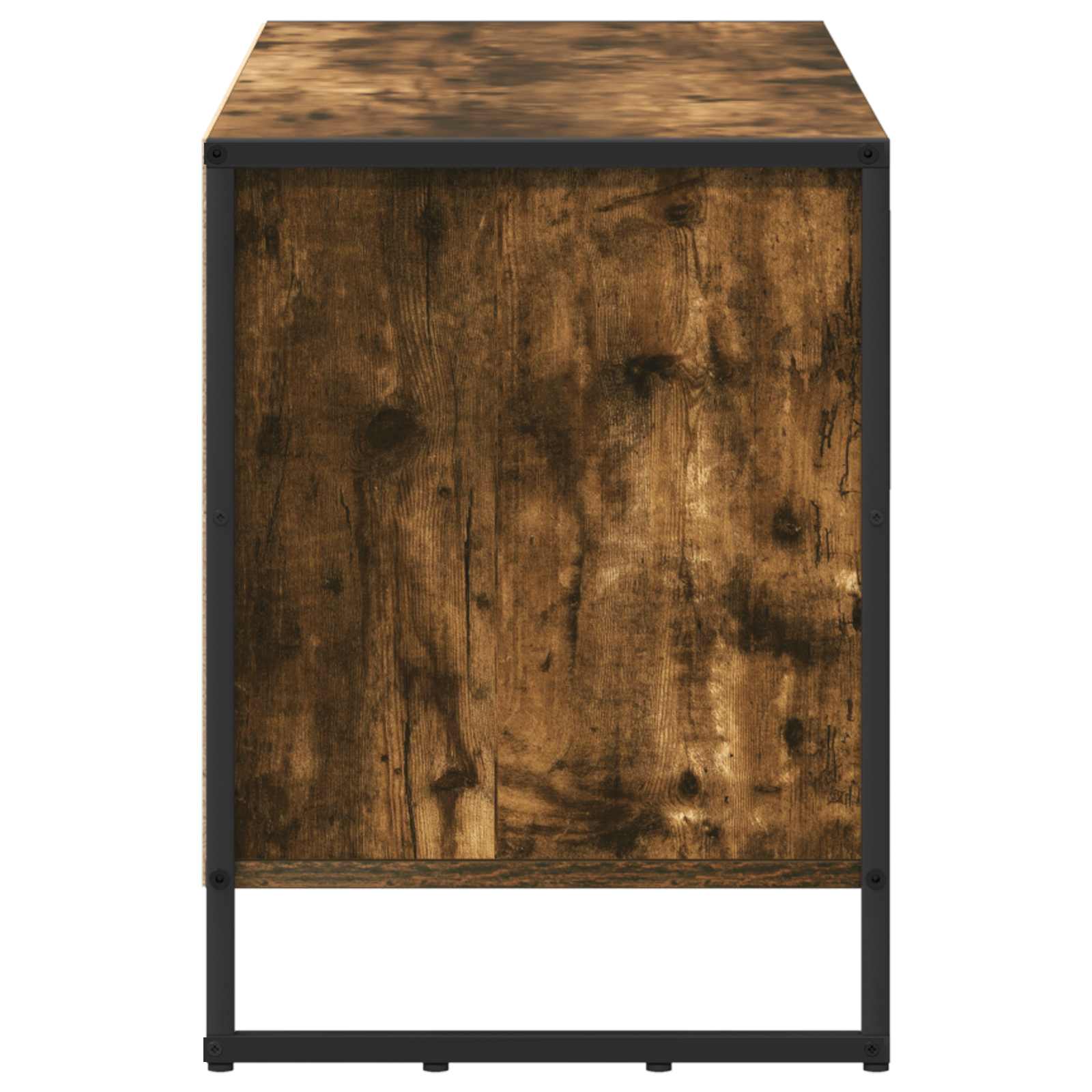 Meuble TV Chêne Fumé 100 x 36 x 49,5 cm Bois d'ingénierie - XIOS