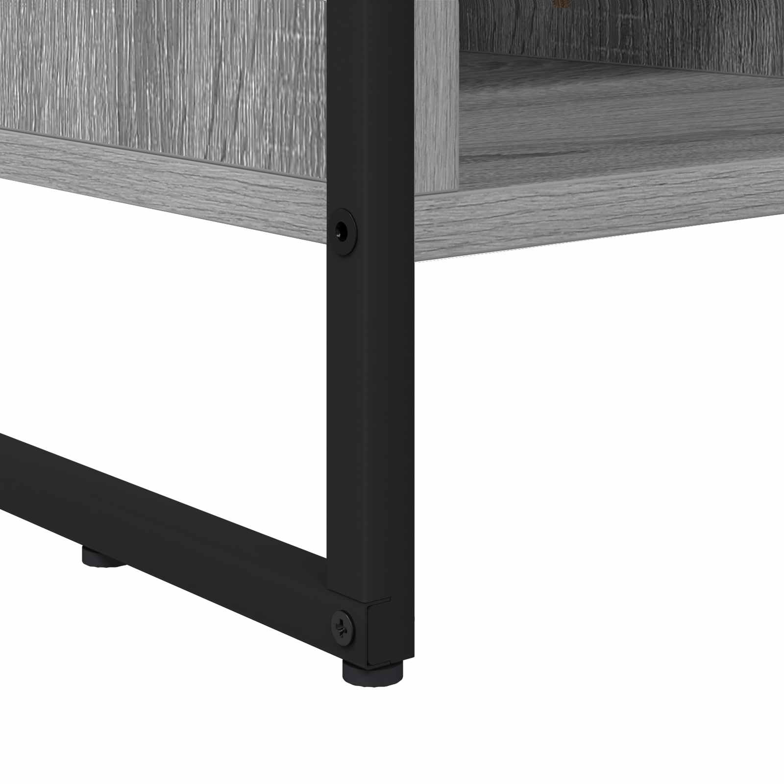 Meuble TV Gris Sonoma 100 x 36 x 49,5 cm Bois d'ingénierie - XIOS
