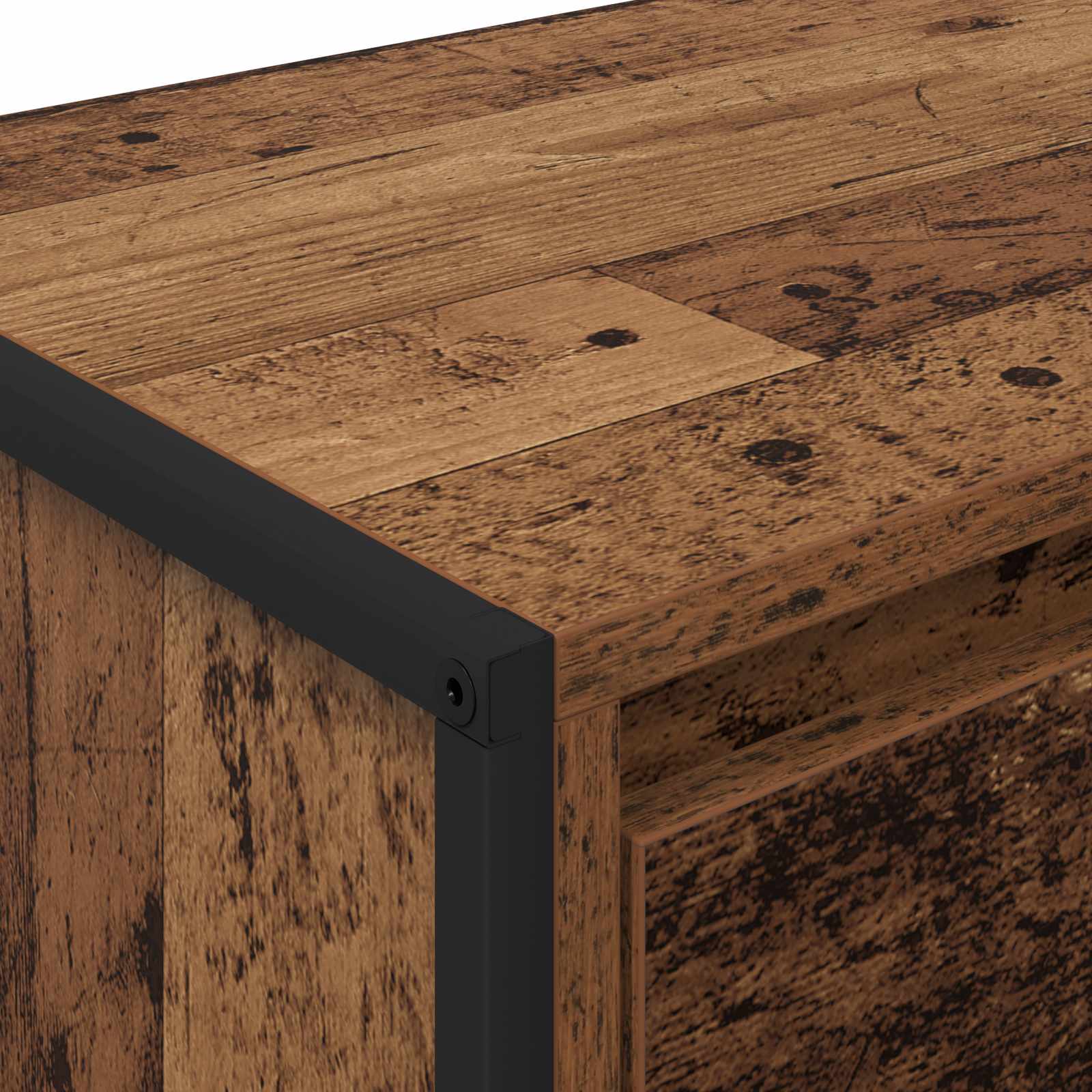 Meuble TV Bois Ancien 100 x 36 x 49,5 cm Bois d'ingénierie - XIOS