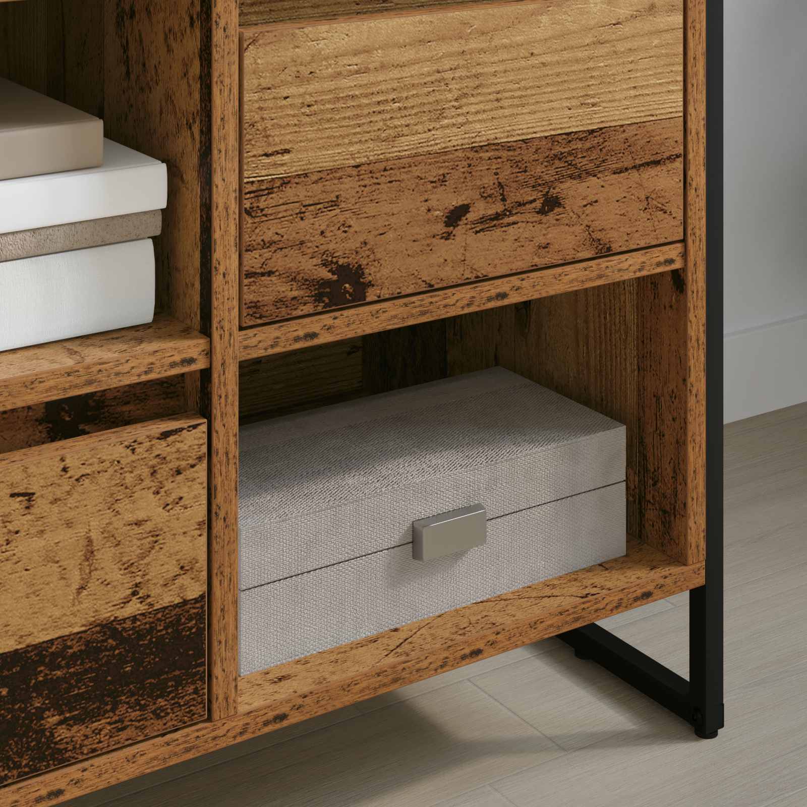 Meuble TV Bois Ancien 100 x 36 x 49,5 cm Bois d'ingénierie - XIOS
