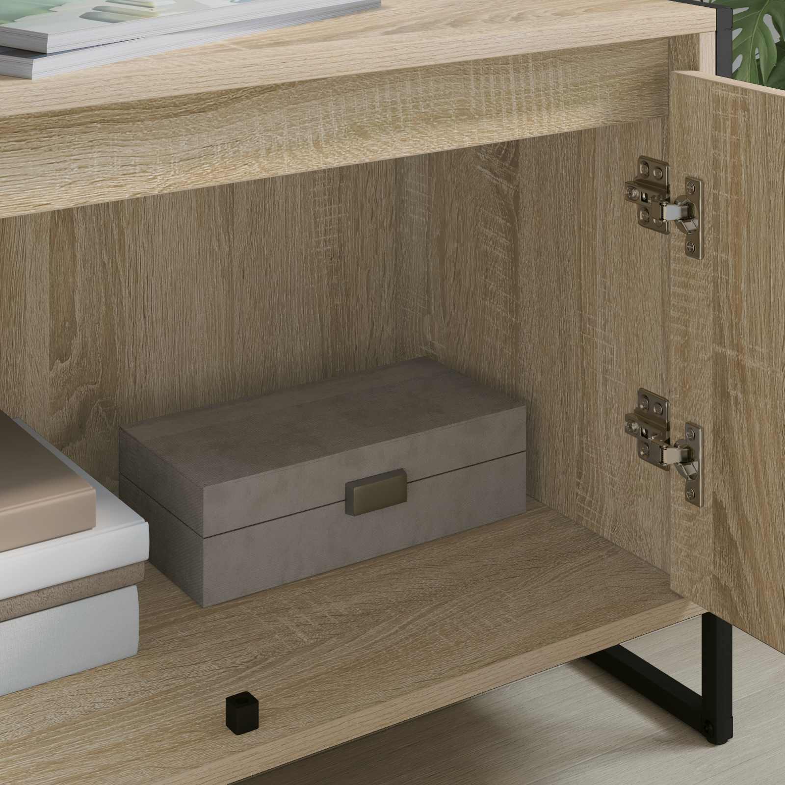 Meuble TV Sonoma 140 x 36 x 49.5 cm Bois d'ingénierie - XIOS