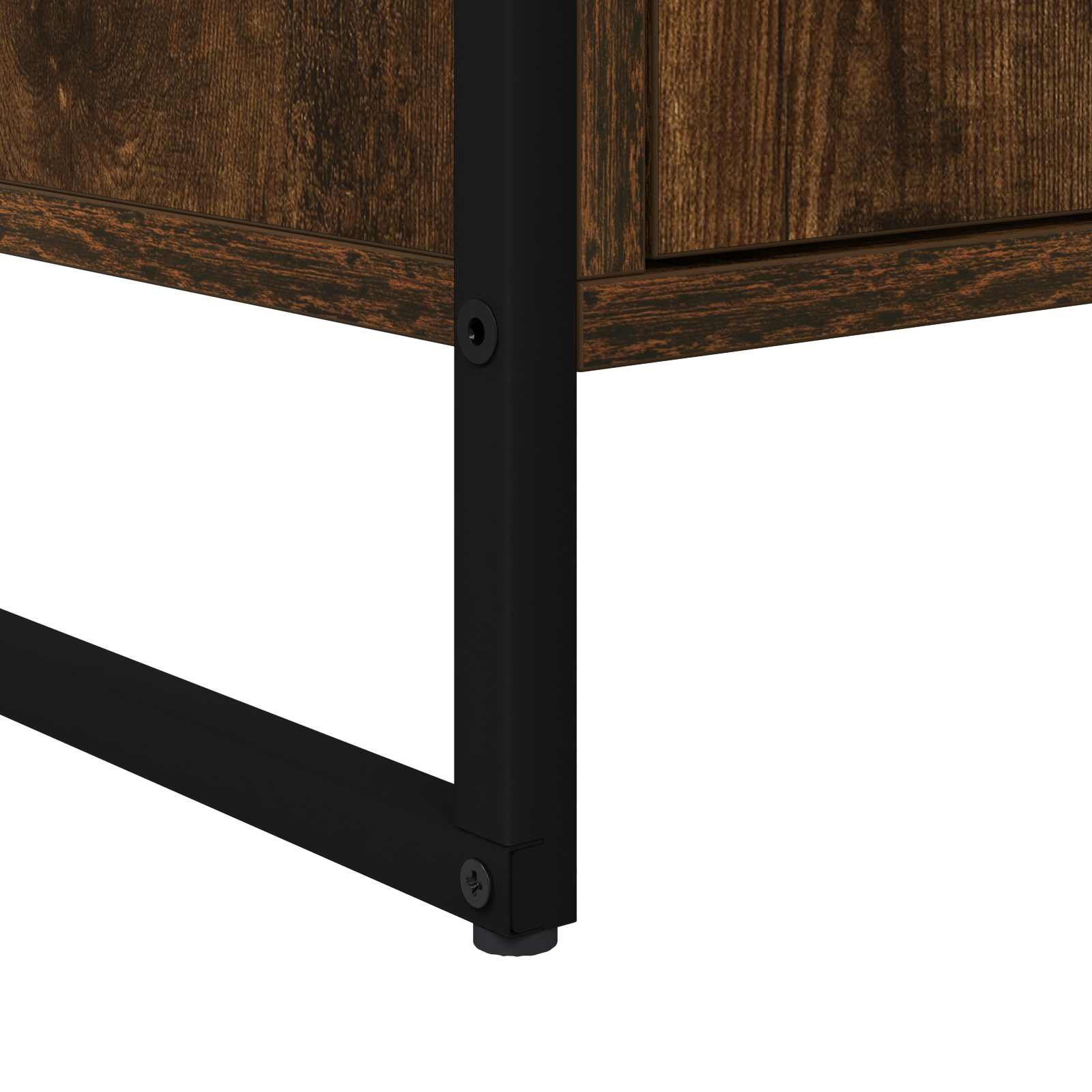 Meuble TV Chêne Fumé 140 x 36 x 49.5 cm Bois d'ingénierie - XIOS